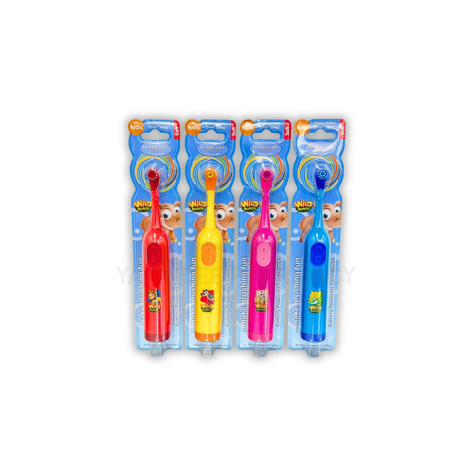 DR.PHILLIPS แปรงสีฟันแบตเตอรี่ สำหรับเด็ก