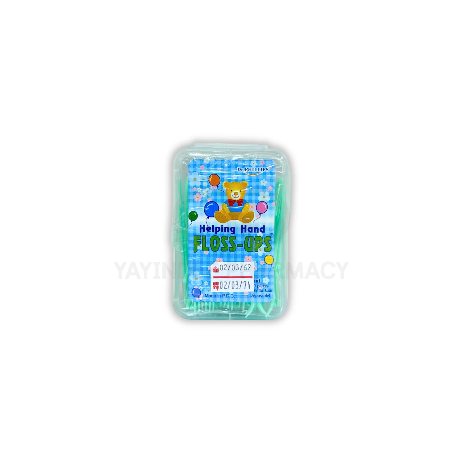 ไหมขัดฟัน DR.PHILLIPS FLOSS-UPS MINT 50 ชิ้น