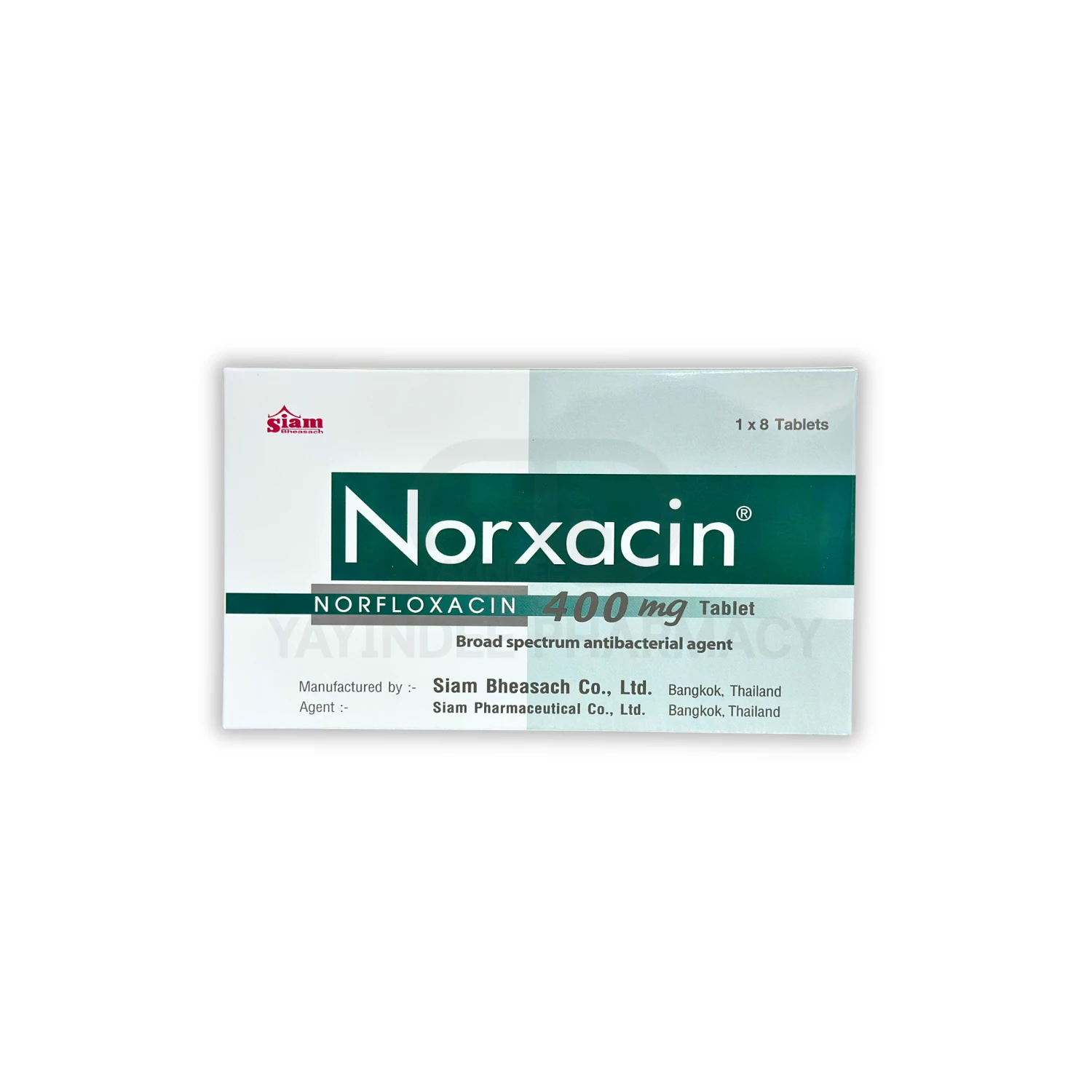 NORXACIN 400 MG (8'S)