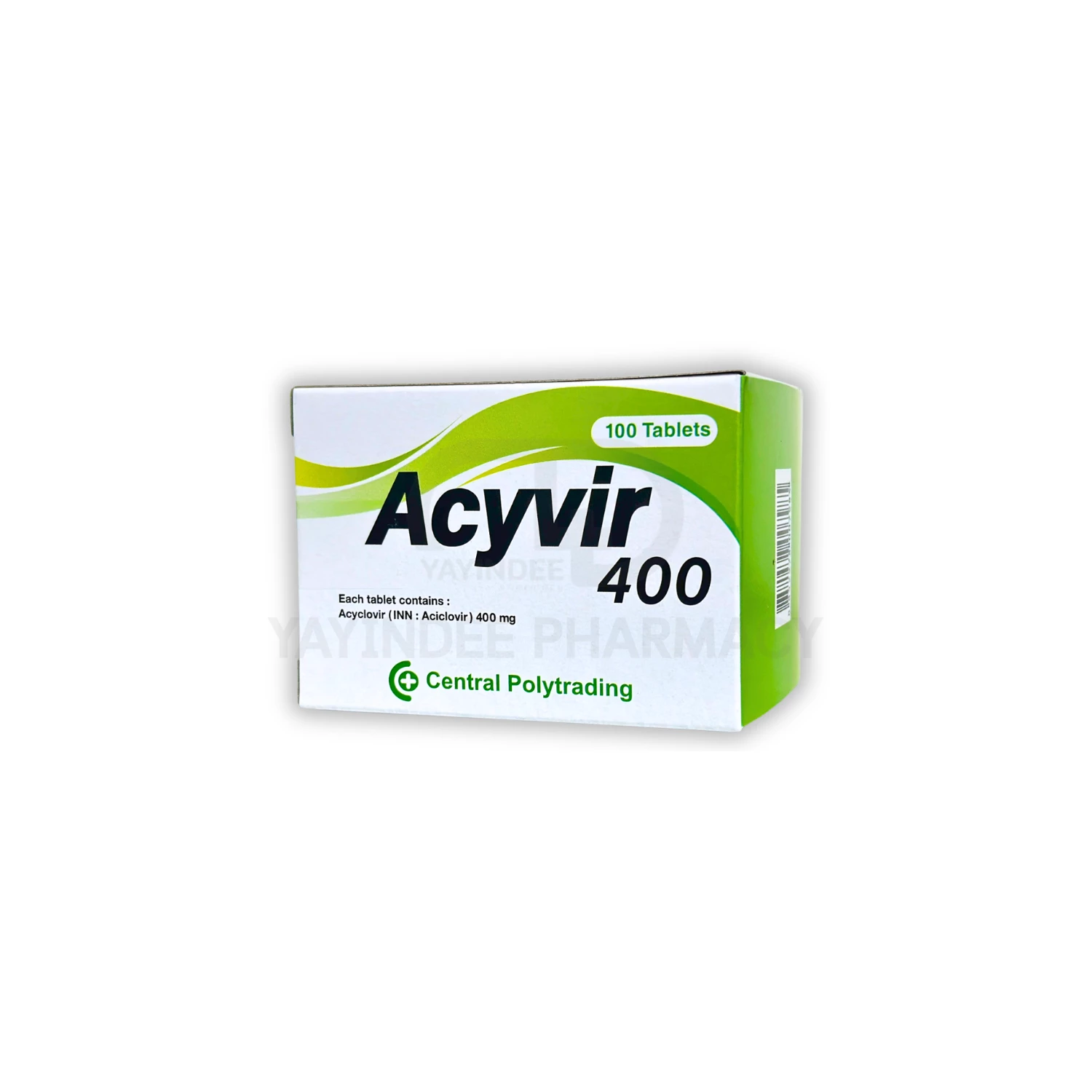 ACYVIR 400 MG (10x10'S)