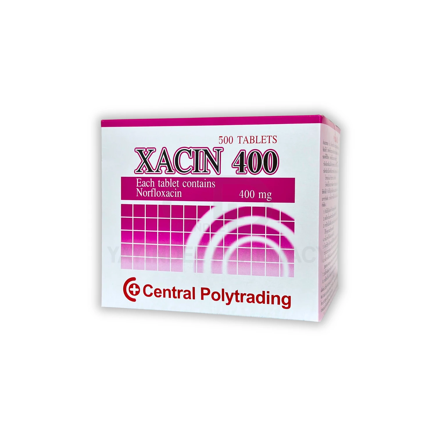 XACIN 400 MG (50x10'S)