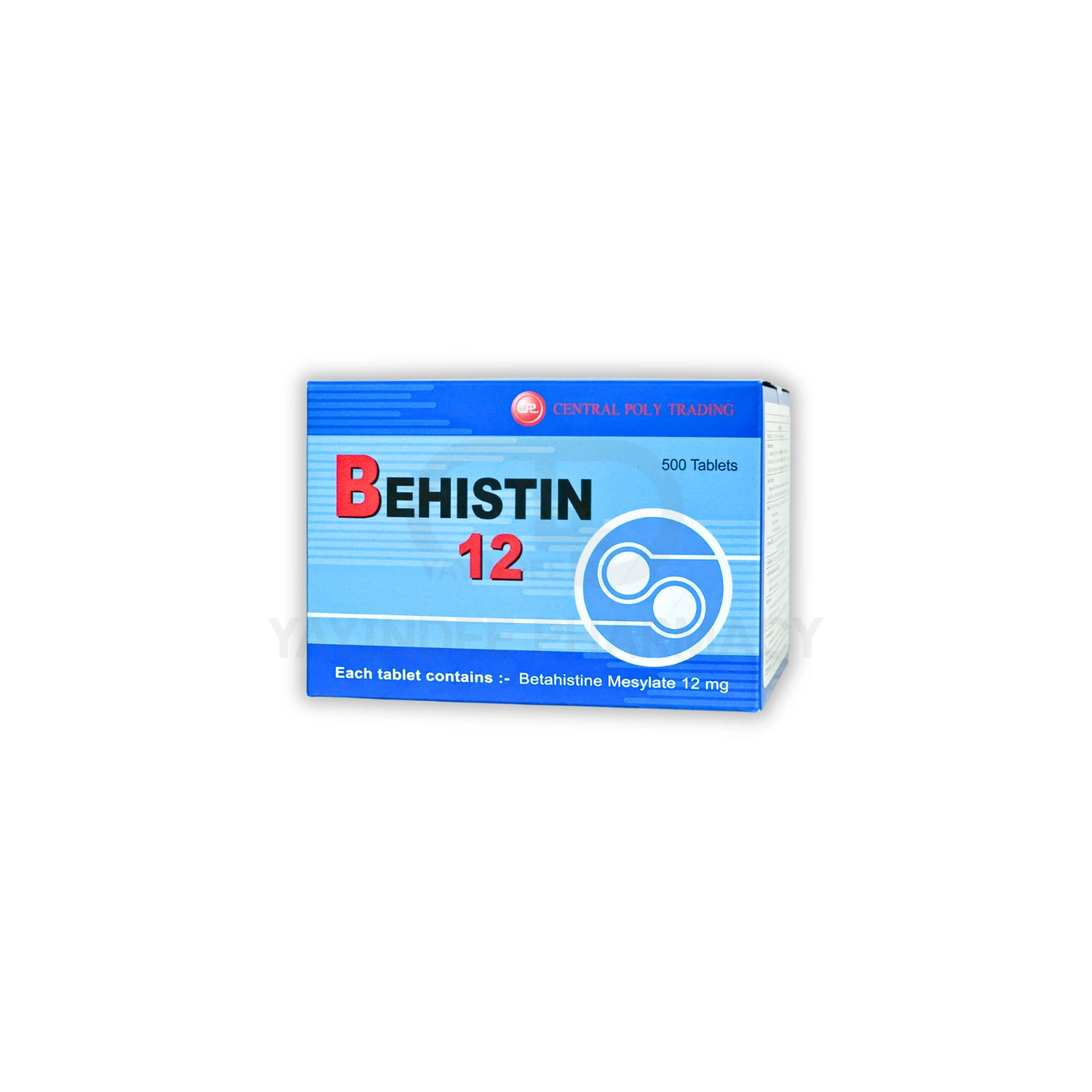 BEHISTIN 12 MG (50x10'S)