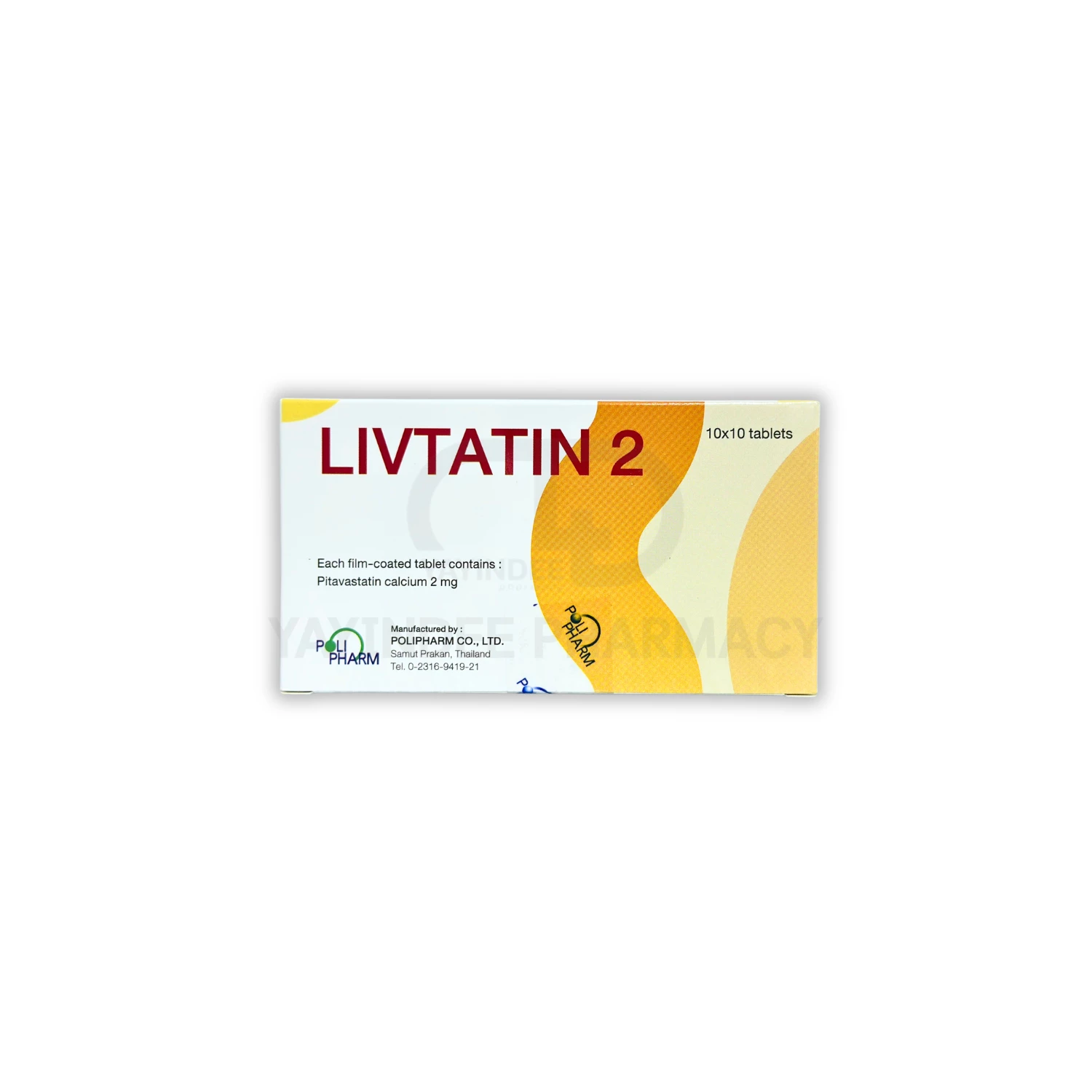 LIVTATIN 2 MG (10x10'S)