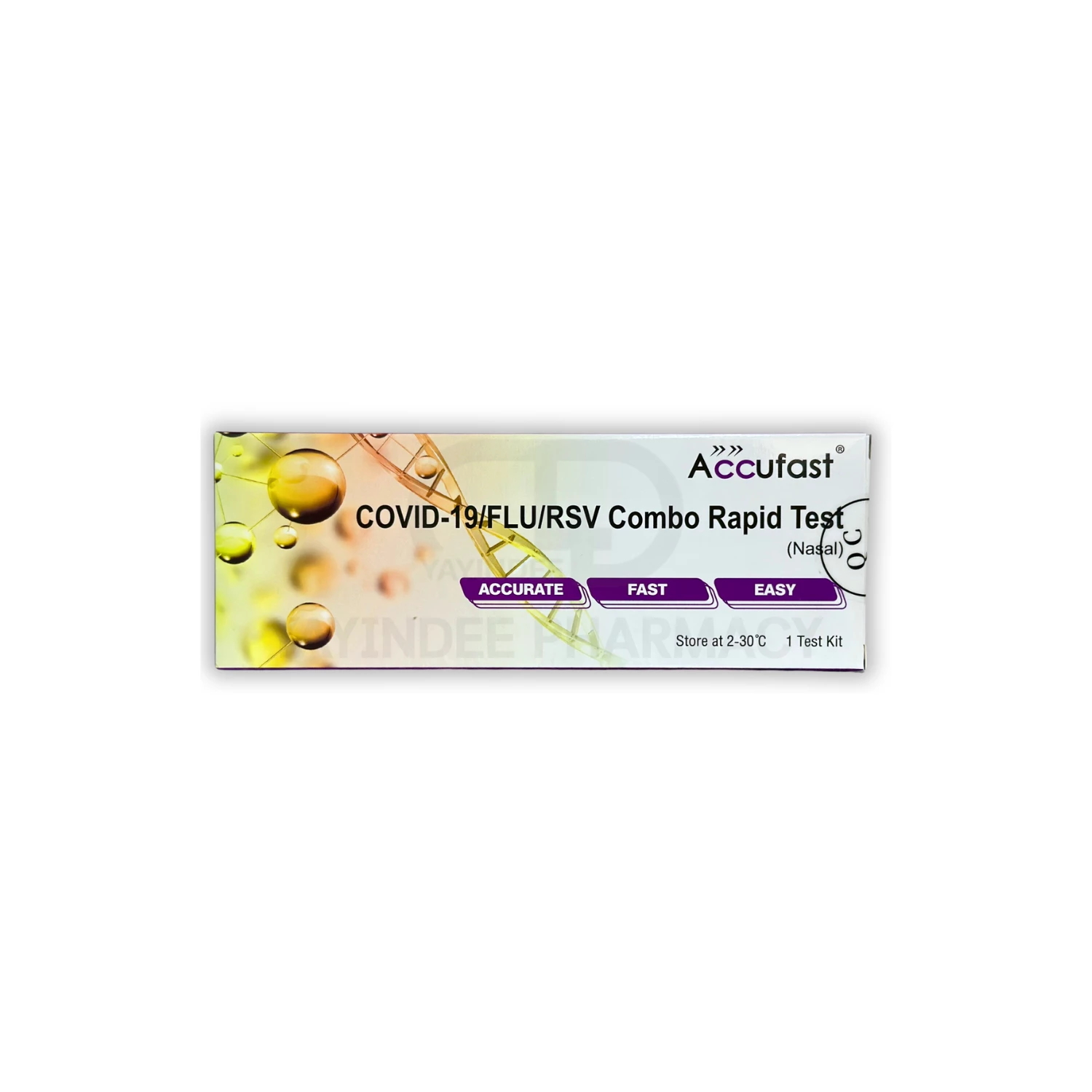 ชุดตรวจ ACCUFAST COVID-19/FLU/RSV TEST