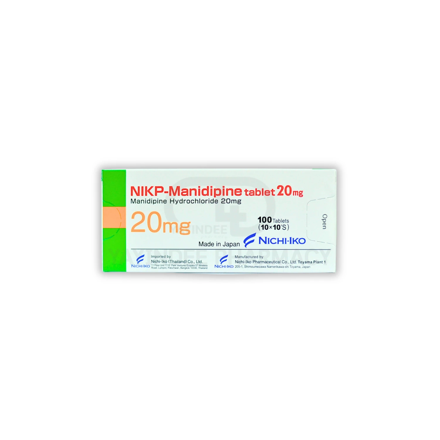 NIKP-MANIDIPINE 20 MG (10x10'S)