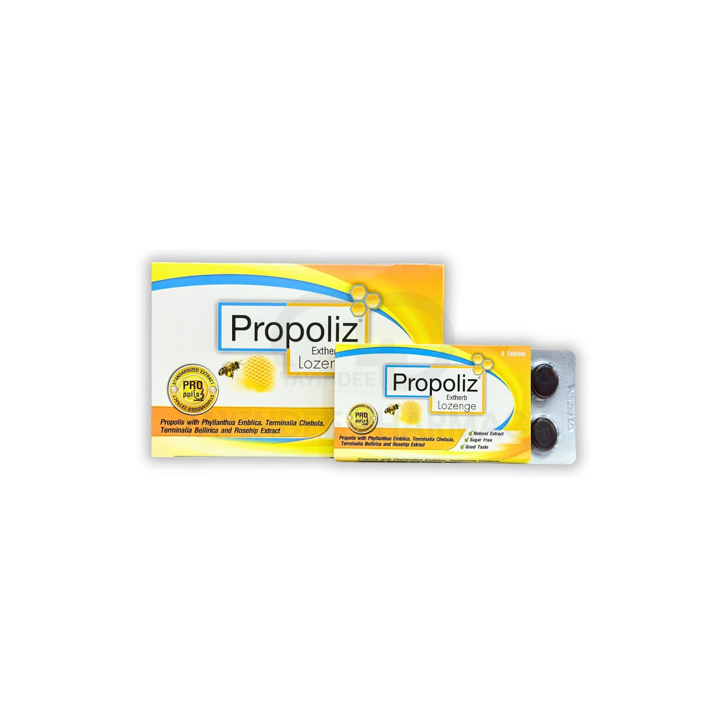 PROPOLIZ EXHERB LOZENGE 8'S