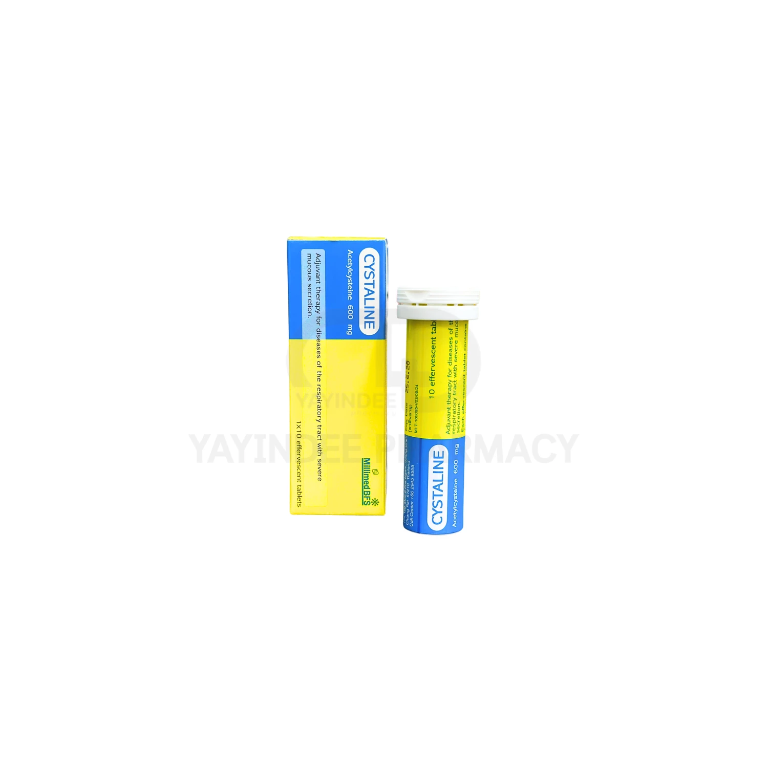 CYSTALINE 600 MG TABLETS 10'S