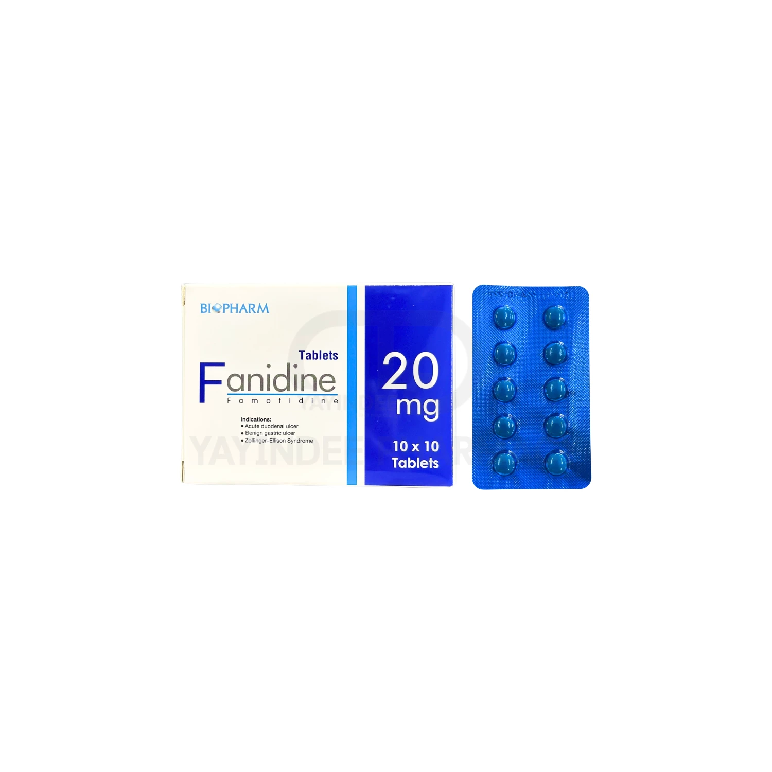 FANIDINE 20 MG (10x10'S)