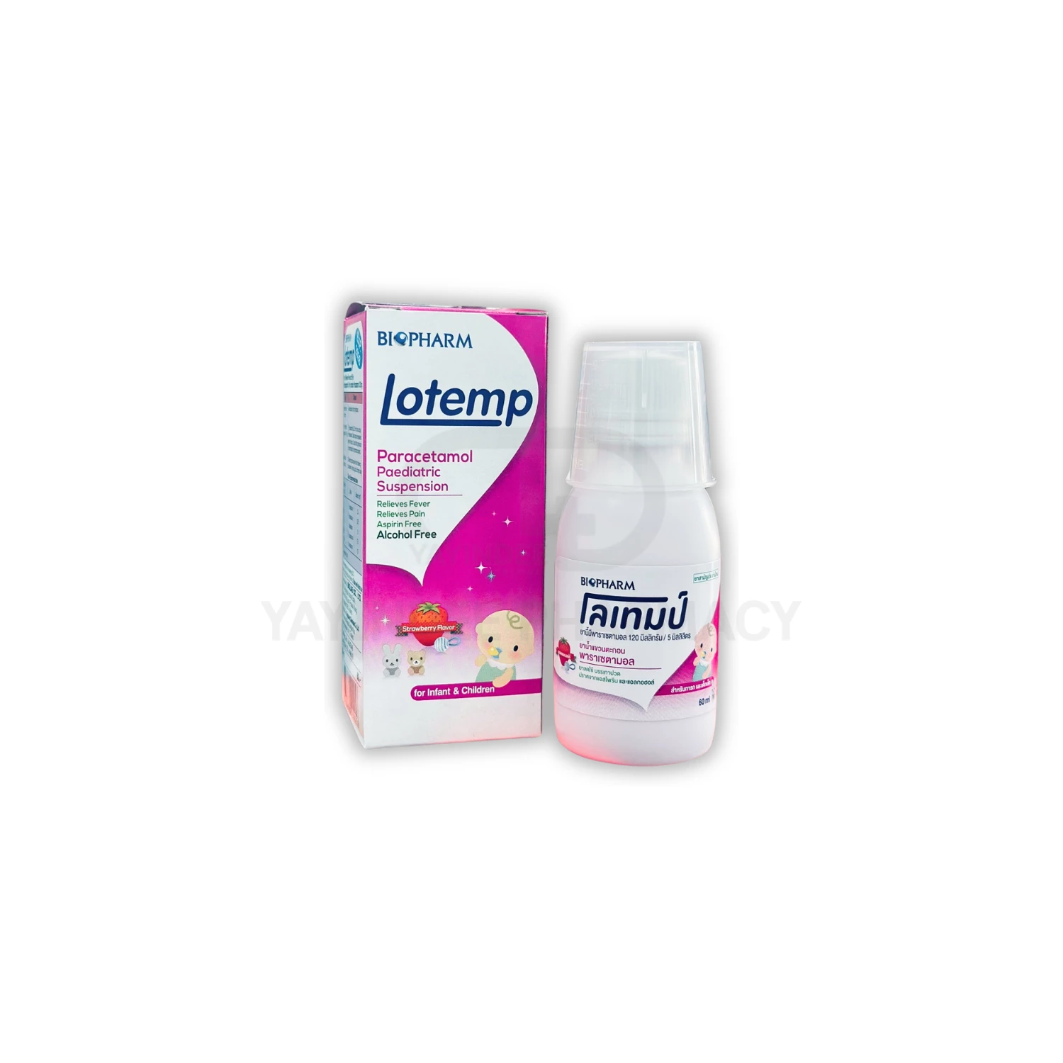 LOTEMP STRAWBERRY SUSPENSION 60 ML