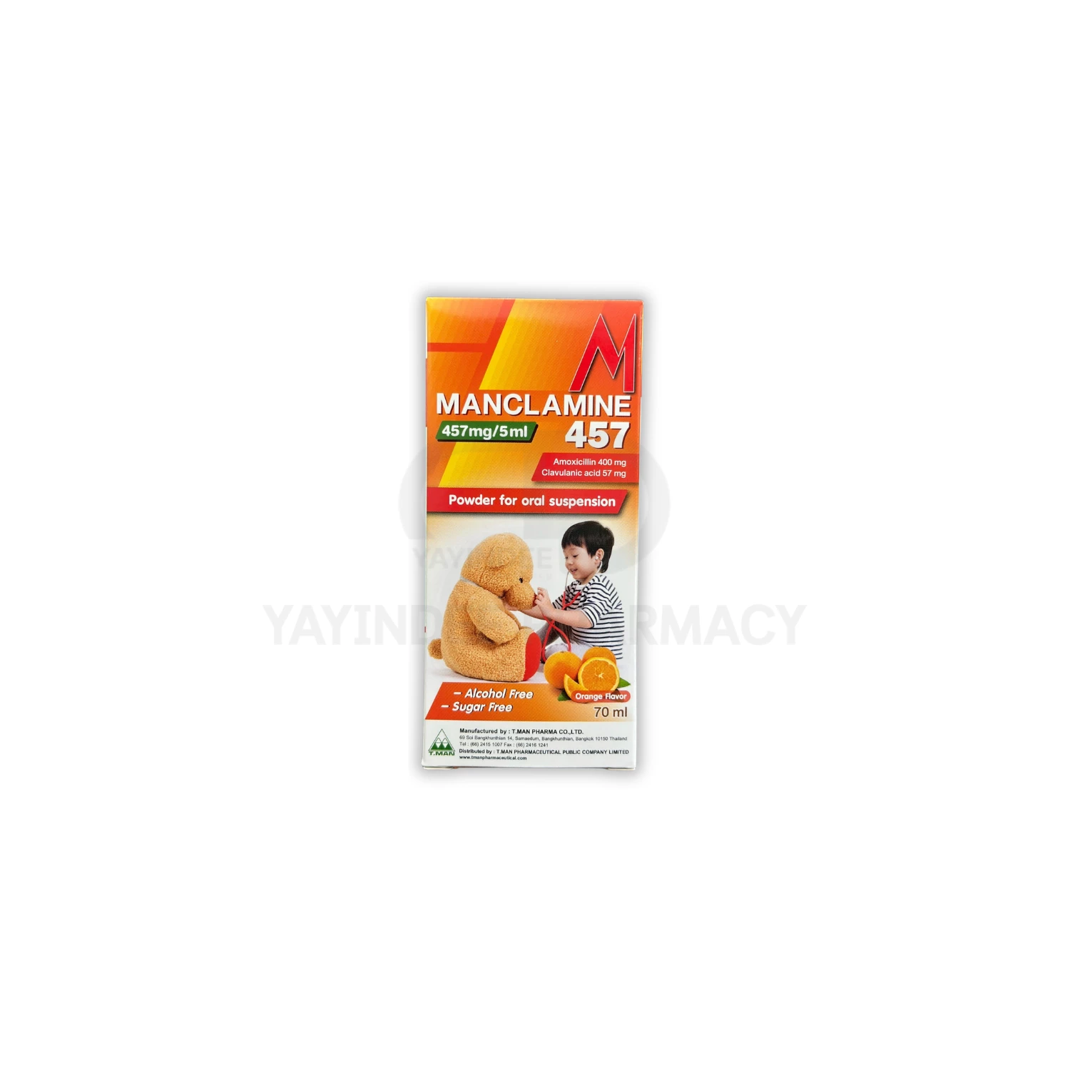 MANCLAMINE 457 MG 70 ML