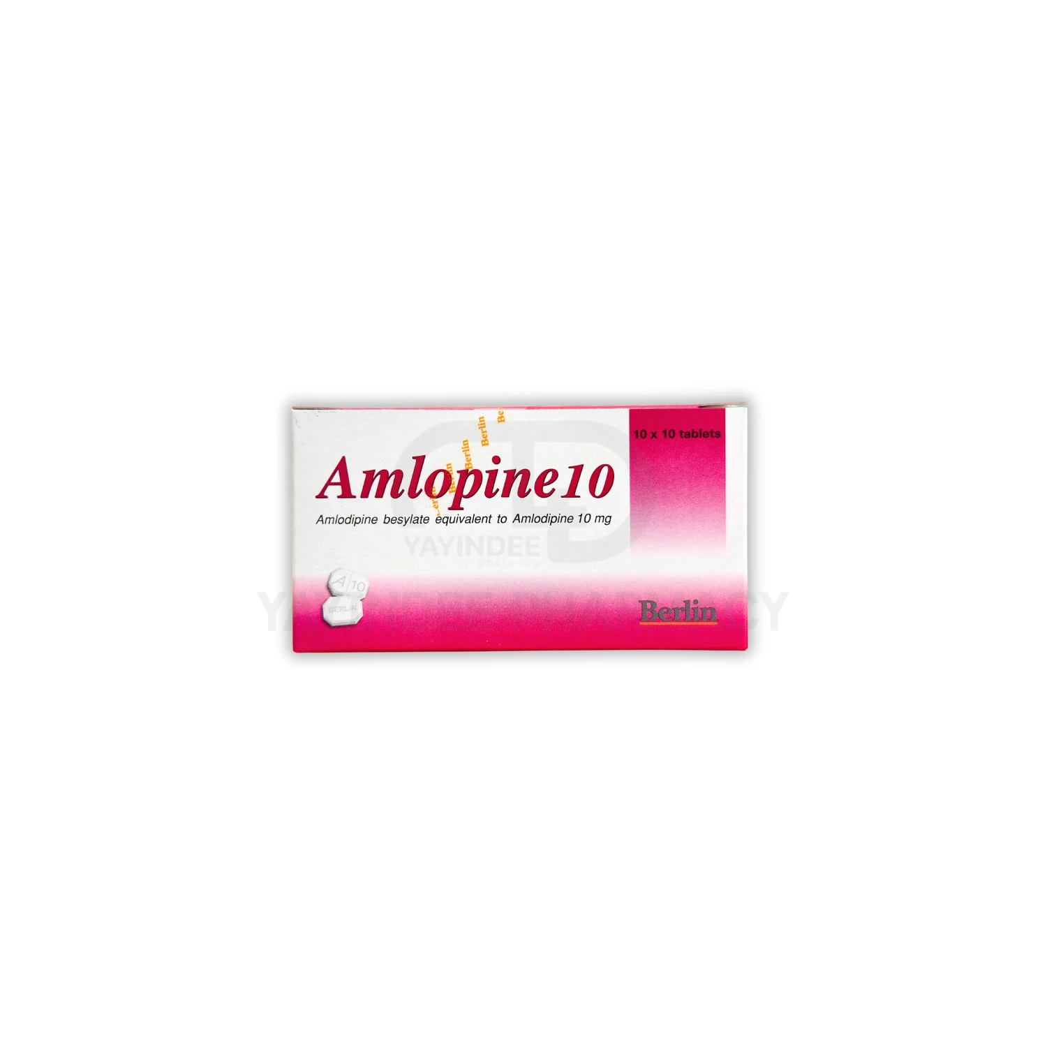 AMLOPINE 10 MG TABLETS (10x10'S)