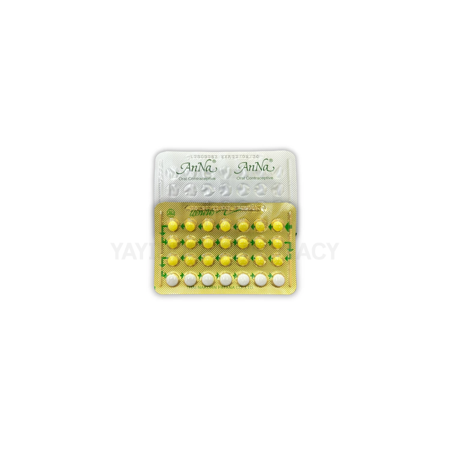 ยาคุม ANNA TABLETS 28'S