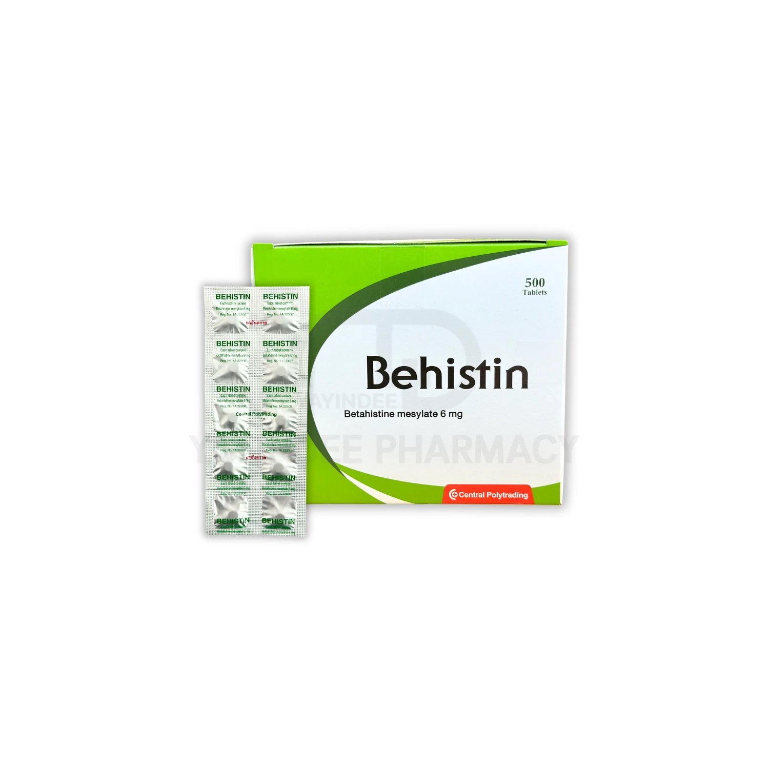 BEHISTIN 6 MG (50x10'S)
