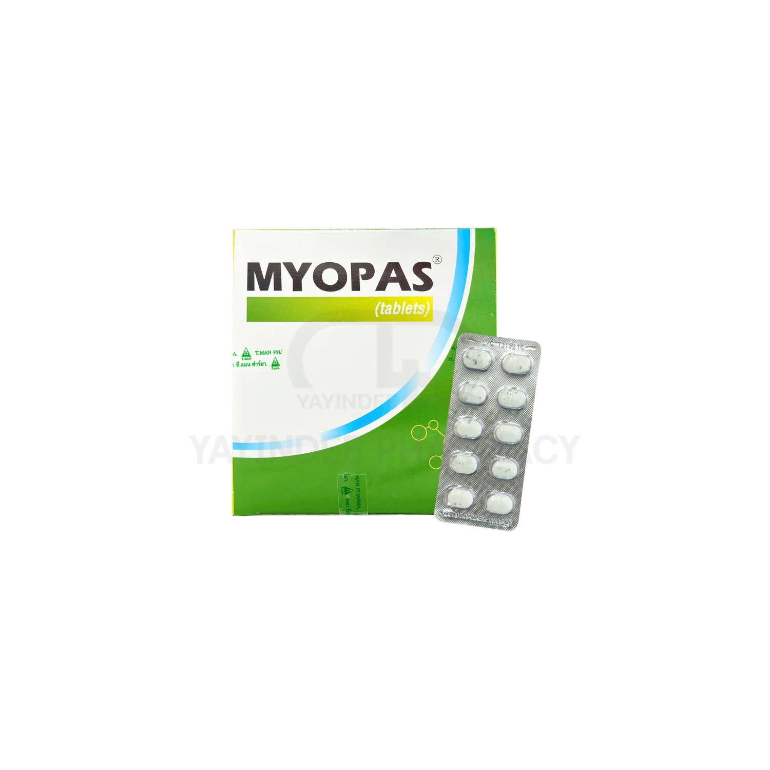 MYOPAS TABLETS (100x10'S)