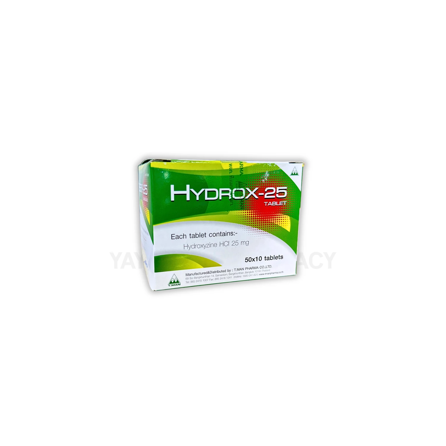 HYDROX-25 (50x10'S)