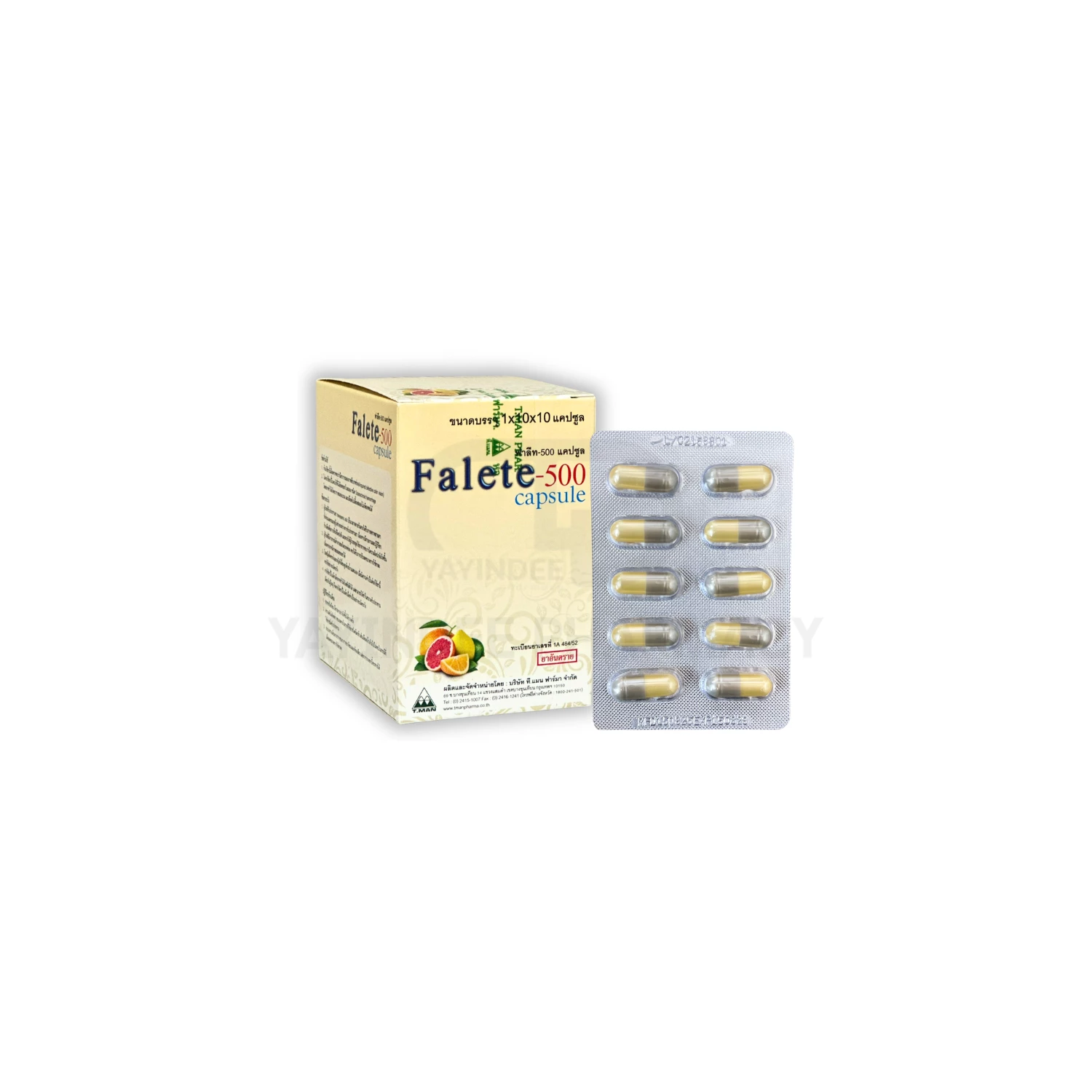FALETE-500 CAPSULE 10x10'S