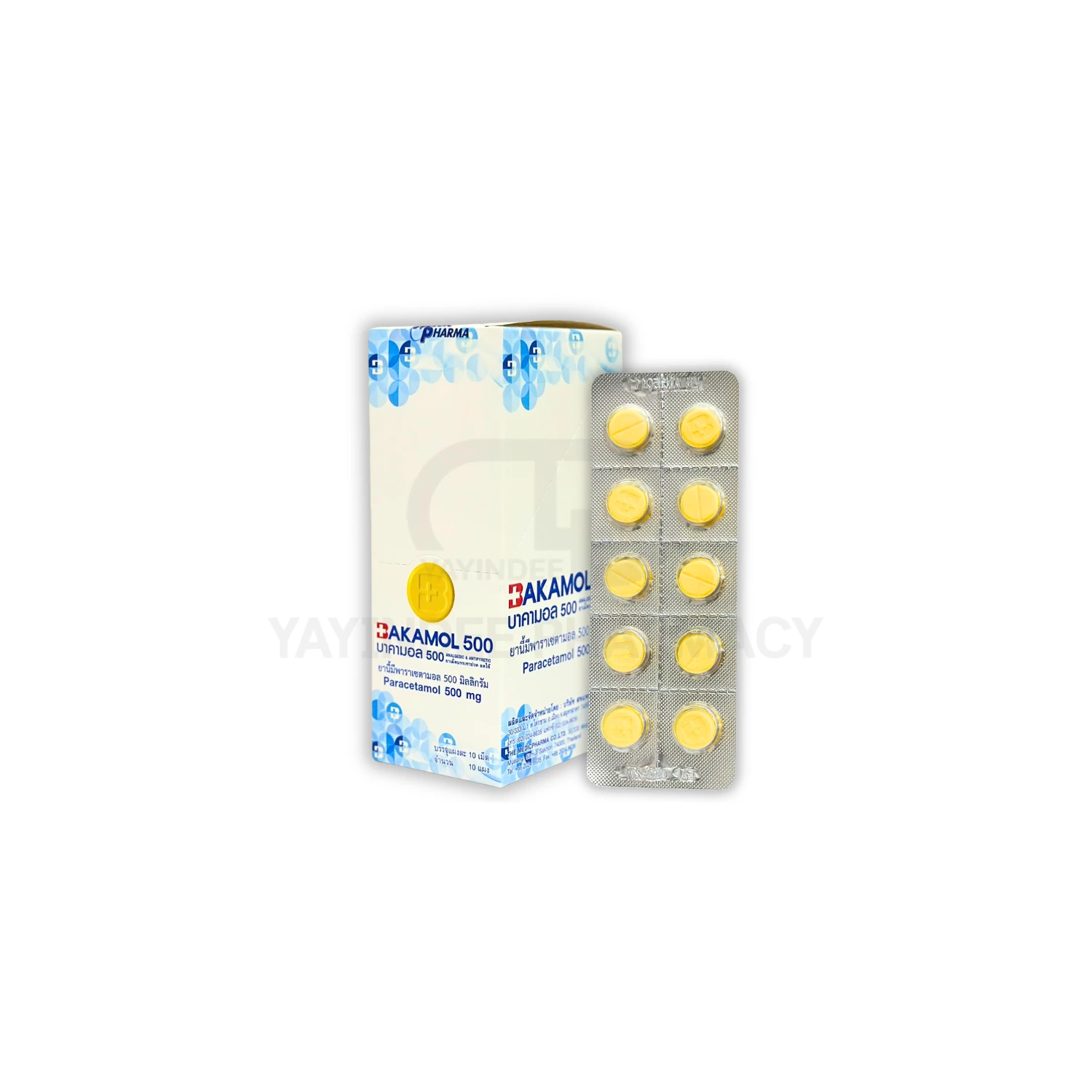 BAKAMOL 500 MG 10x10'S