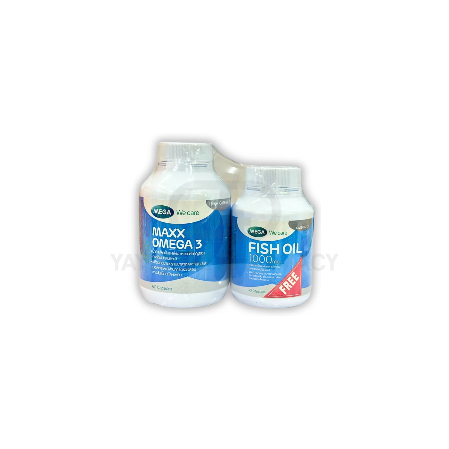 MEGA MAXX OMEGA 3 60'S+FISH OIL 30'S