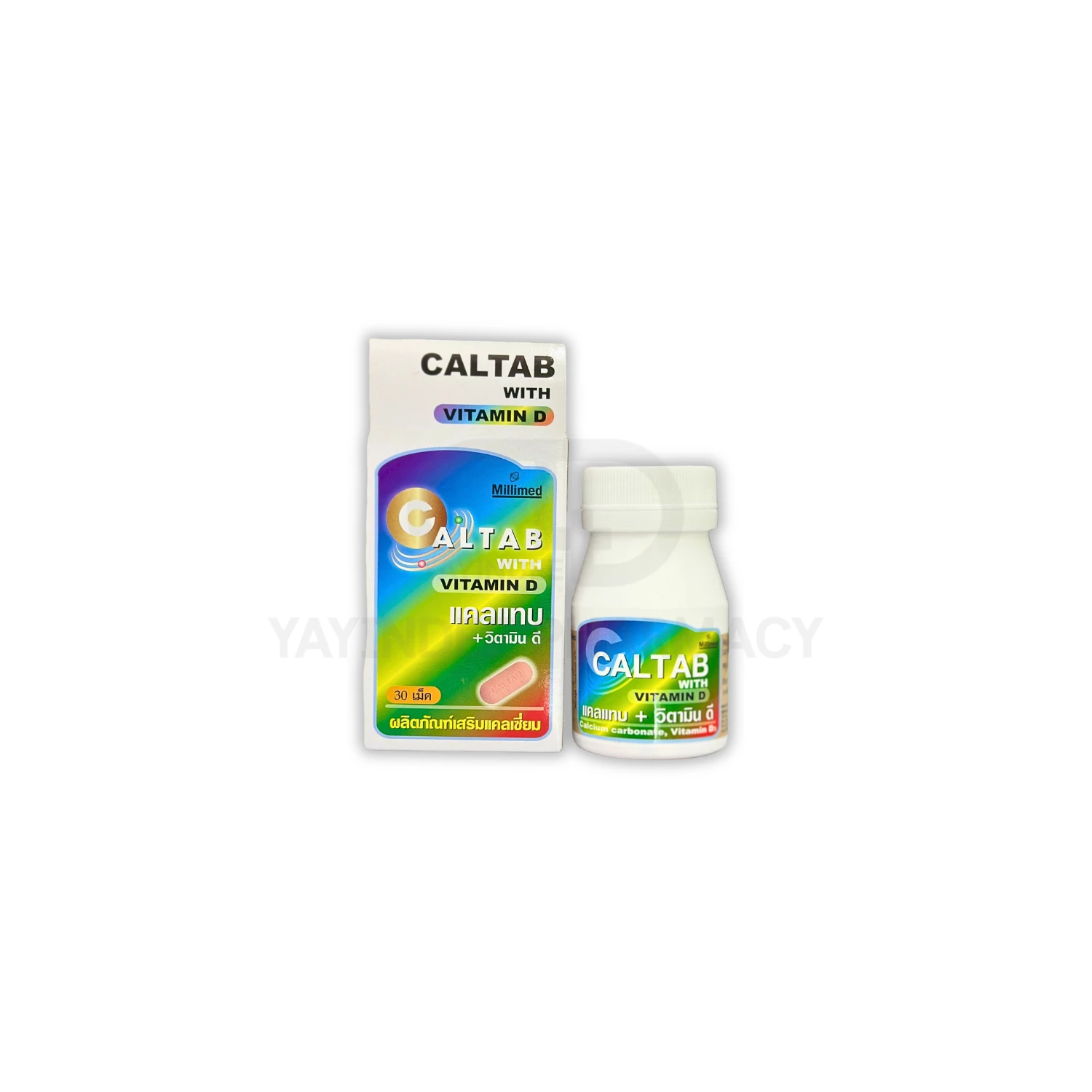 CALTAB WITH VITAMIN D 30'S