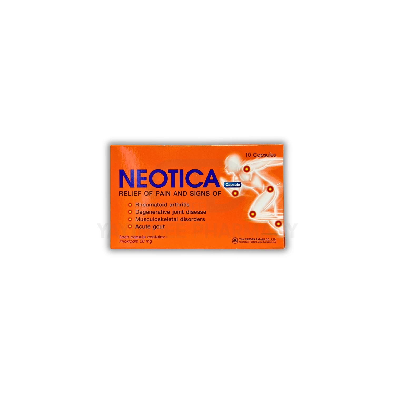 NEOTICA CAPSULE 20 MG 1x10'S