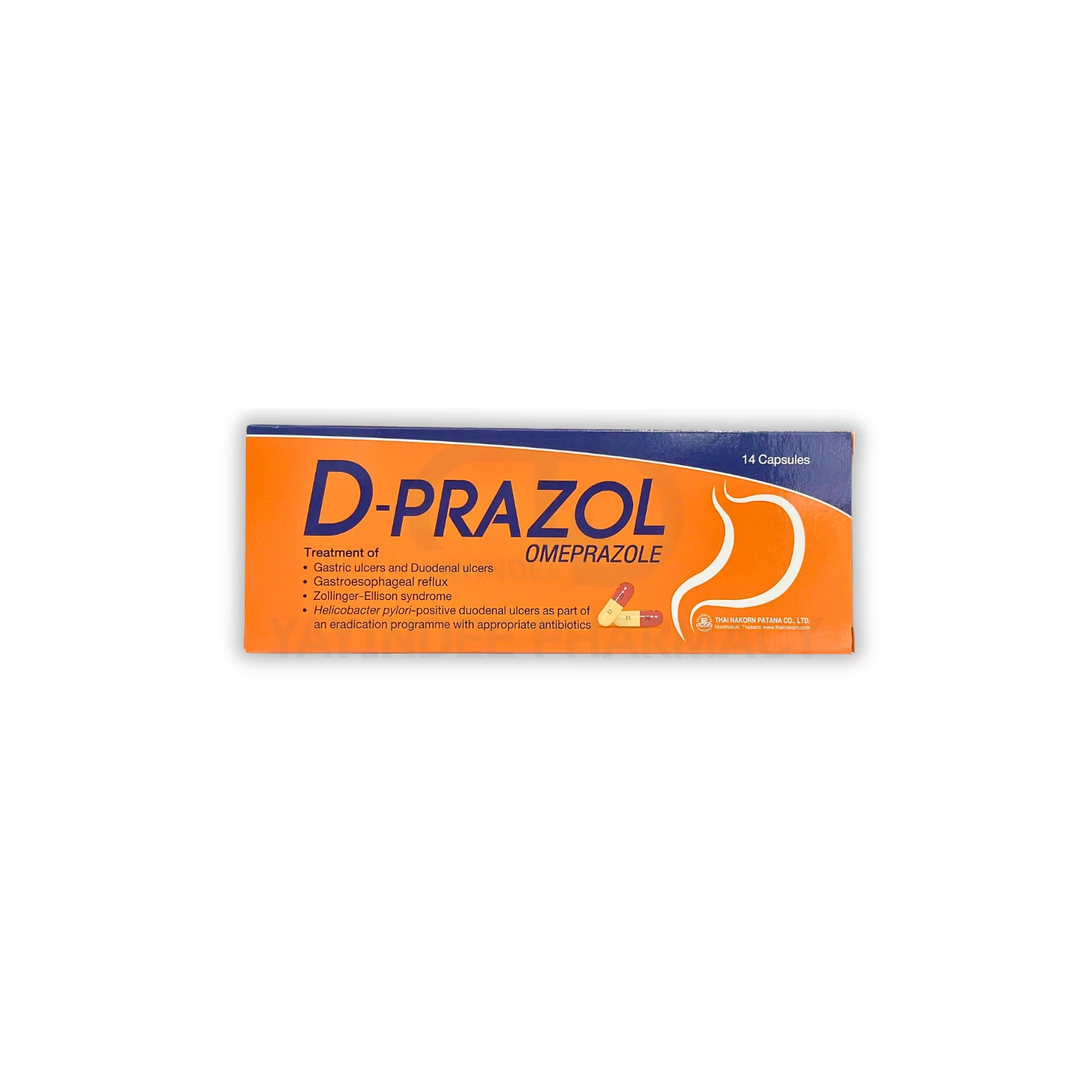 D-PRAZOL 20 MG 2x7'S