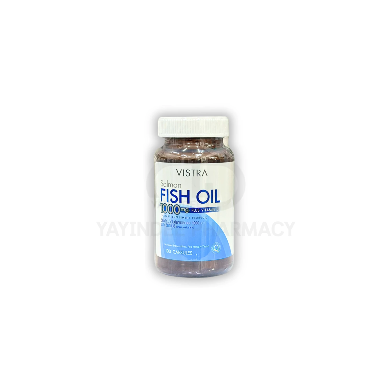 VISTRA SALMON FISH OIL 1000 MG (100'S)