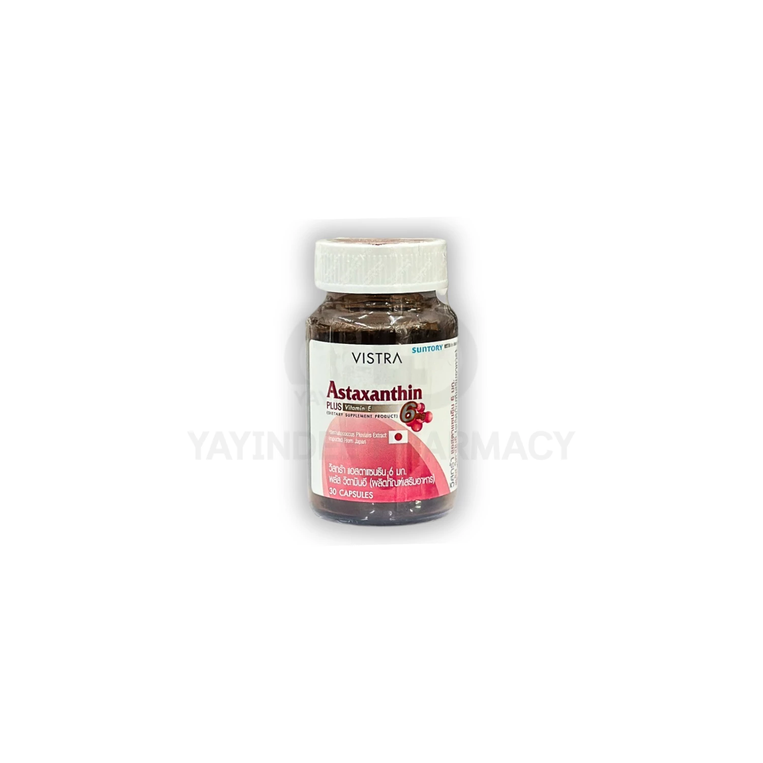 VISTRA ASTAXANTHIN CAP 6 MG PLUS (30'S)