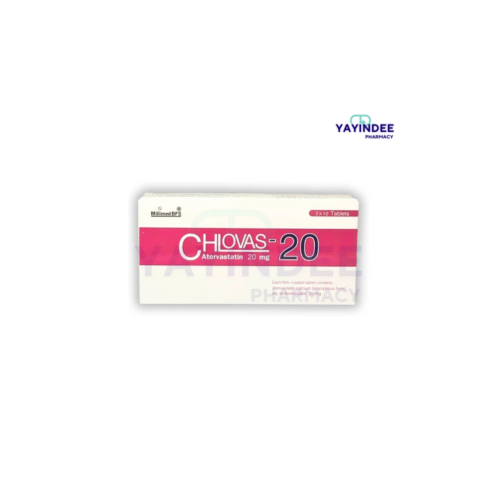 CHLOVAS 20 MG TABLETS (3x10'S)