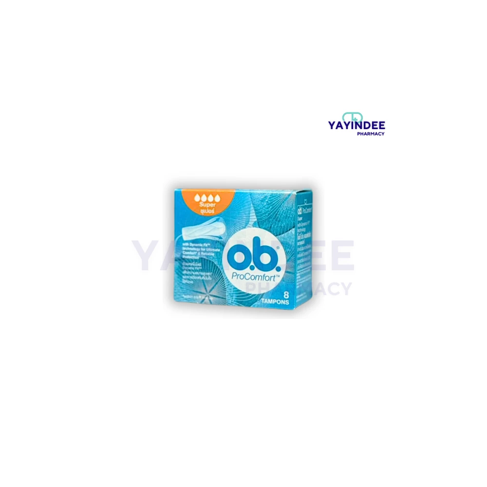 O.B. PROCOMFORT ซุปเปอร์ 8 ชิ้น (ส้ม)