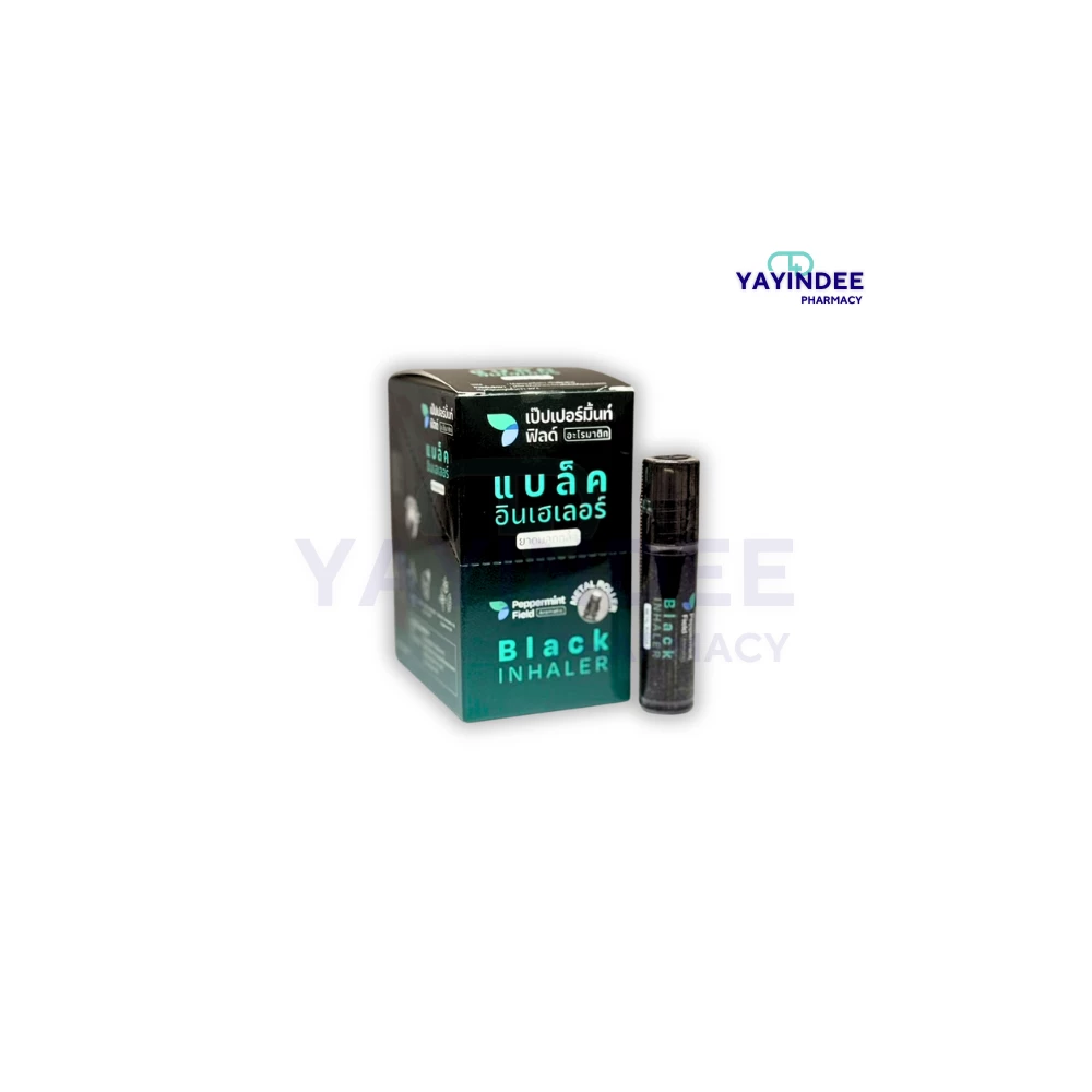 ยาดม BLACK INHALER 5 CC (ลูกกลิ้ง)