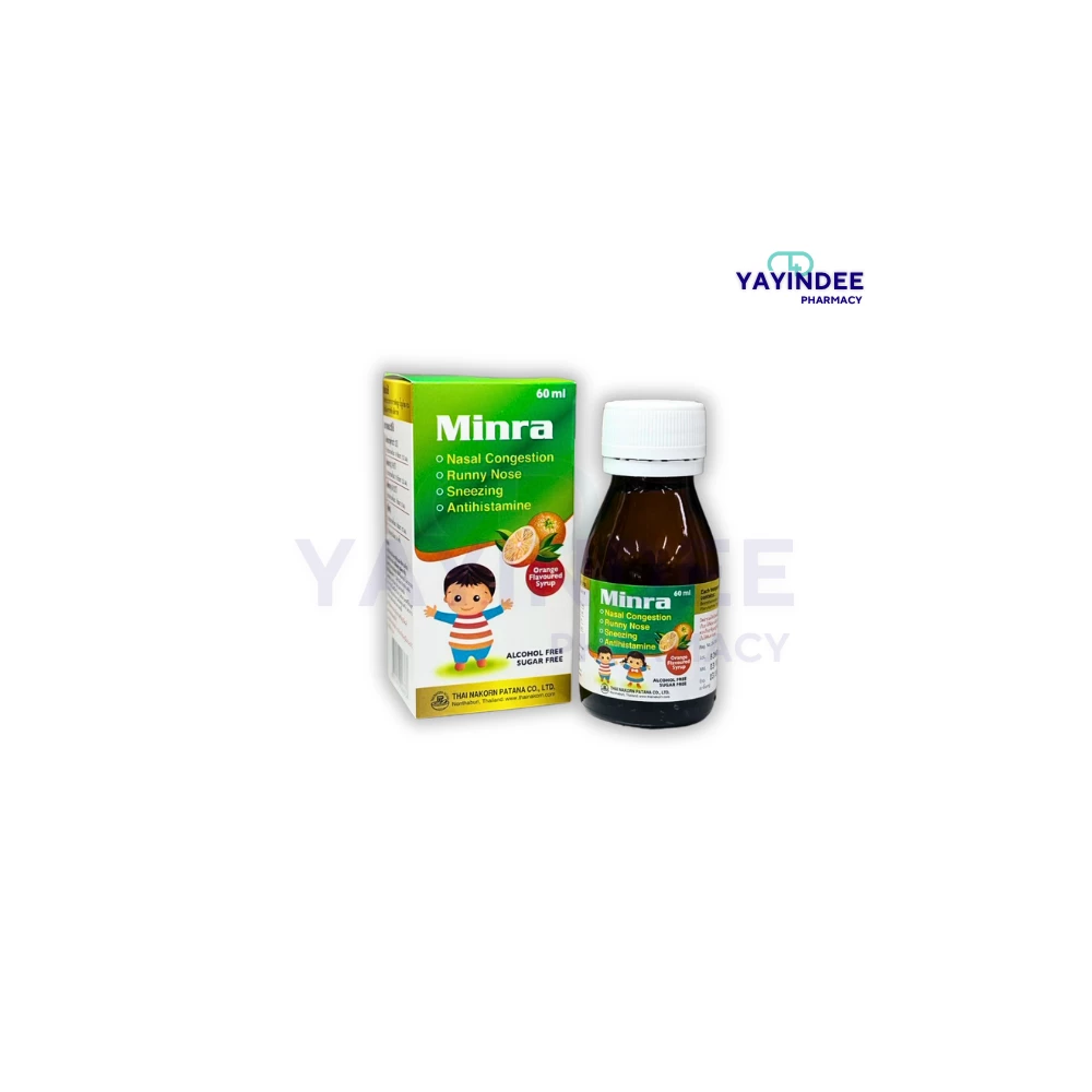 MINRA ORANGE SYRUP 60 ML