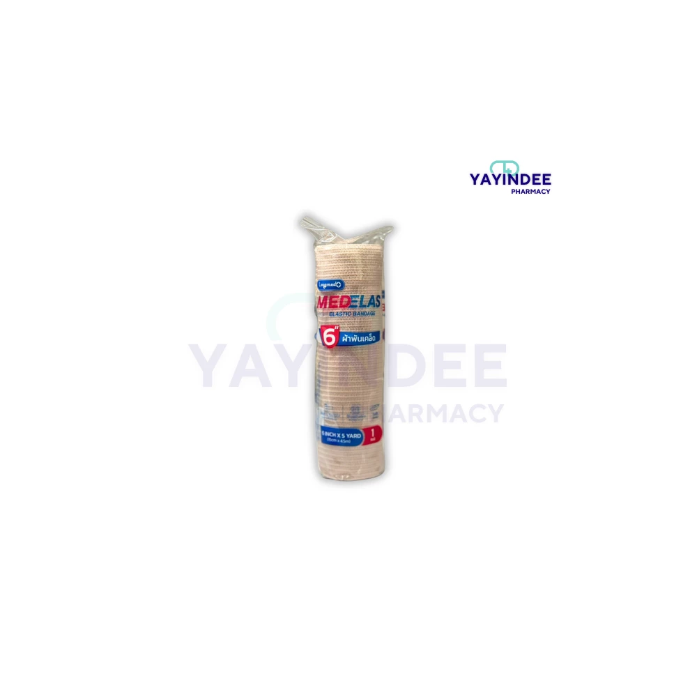LONGMED MEDELAS ELASTIC BANDAGE 6"x 5 yd
