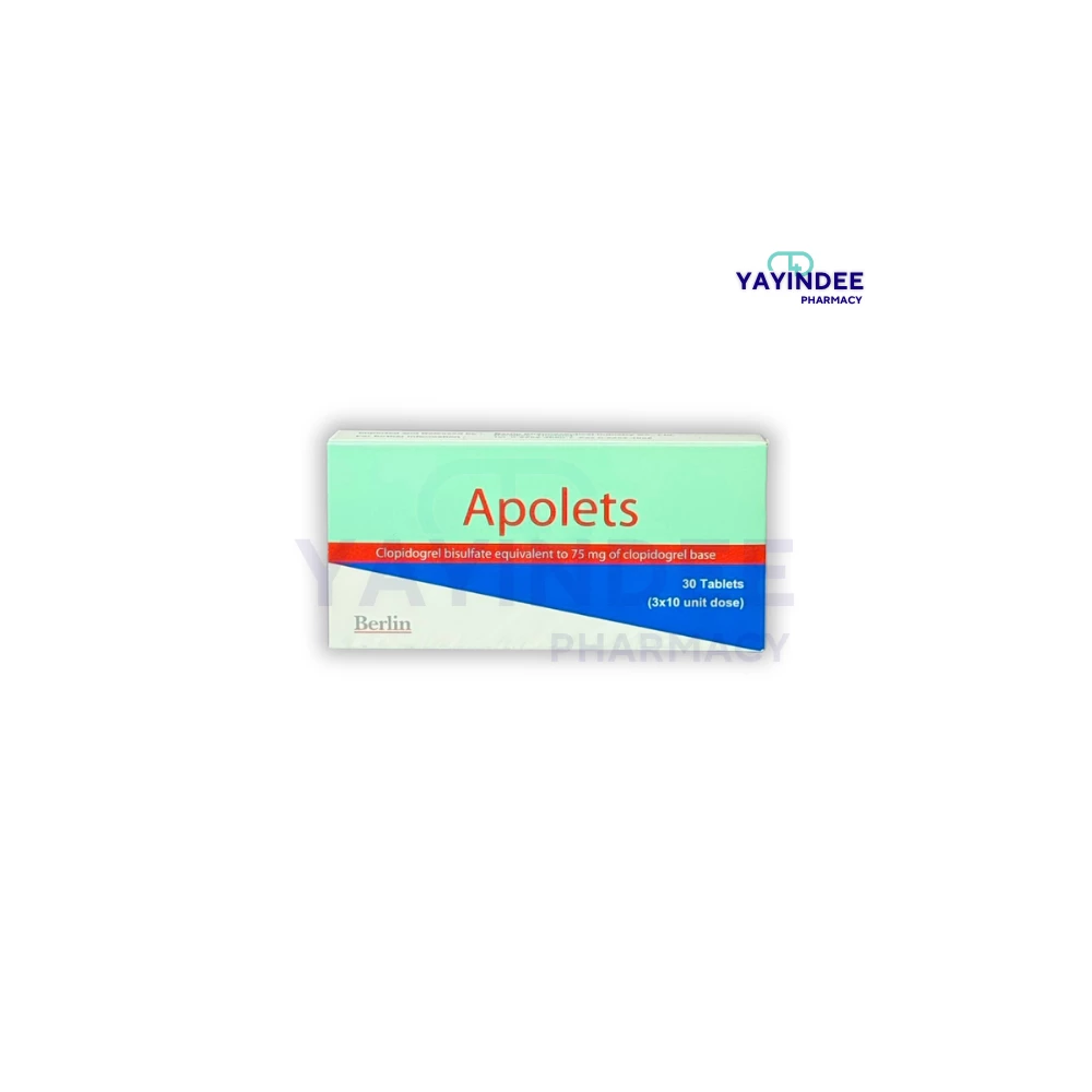 APOLETS 75 MG (3x10'S)
