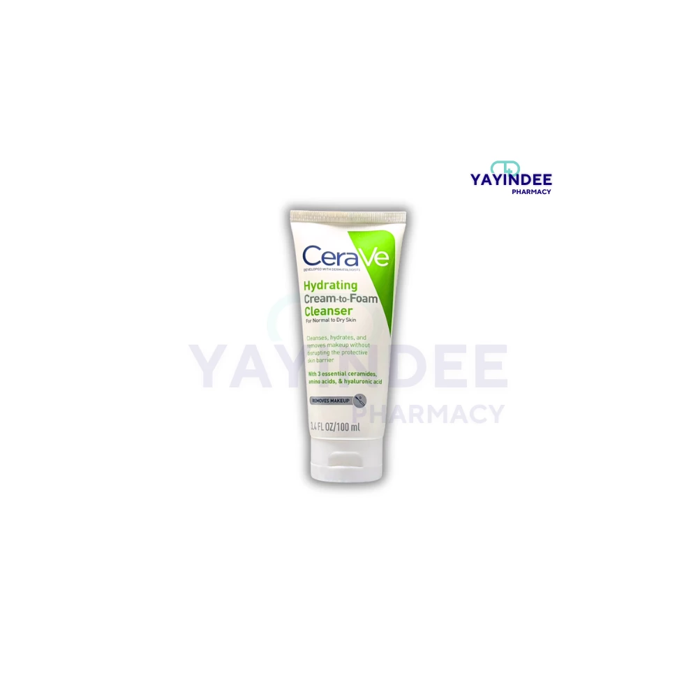 CERAVE HYDRATING CREAM TO FOAM CLEANSER (100ML)