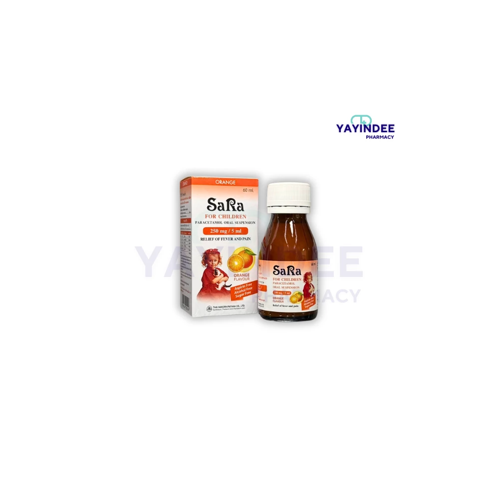 SARA CHILDREN ORANGE 250 MG/5 ML (60 ML)