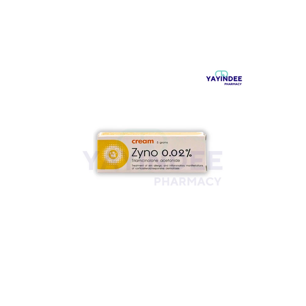 ZYNO 0.02% CREAM 5 G