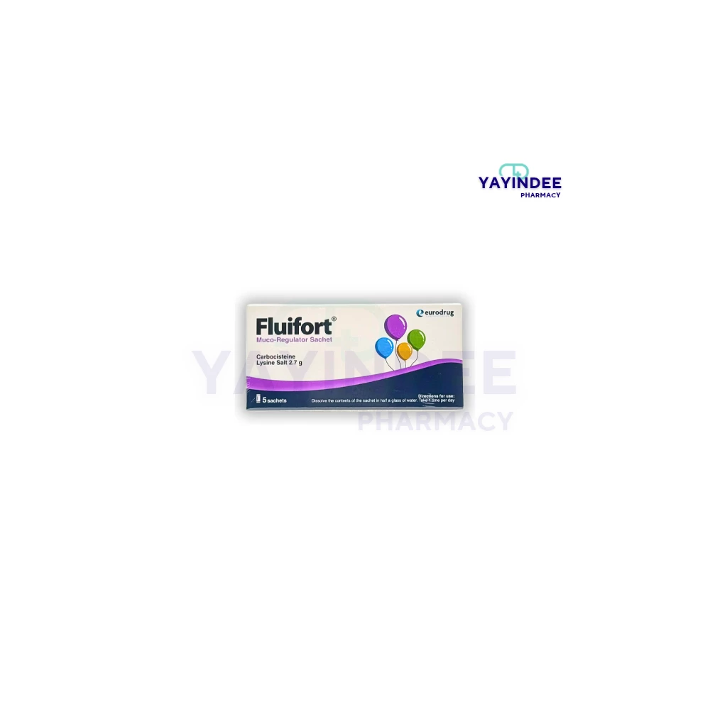 FLUIFORT 2.7 G ชนิดซอง (1 กล่อง บรรจุ 5 ซอง)