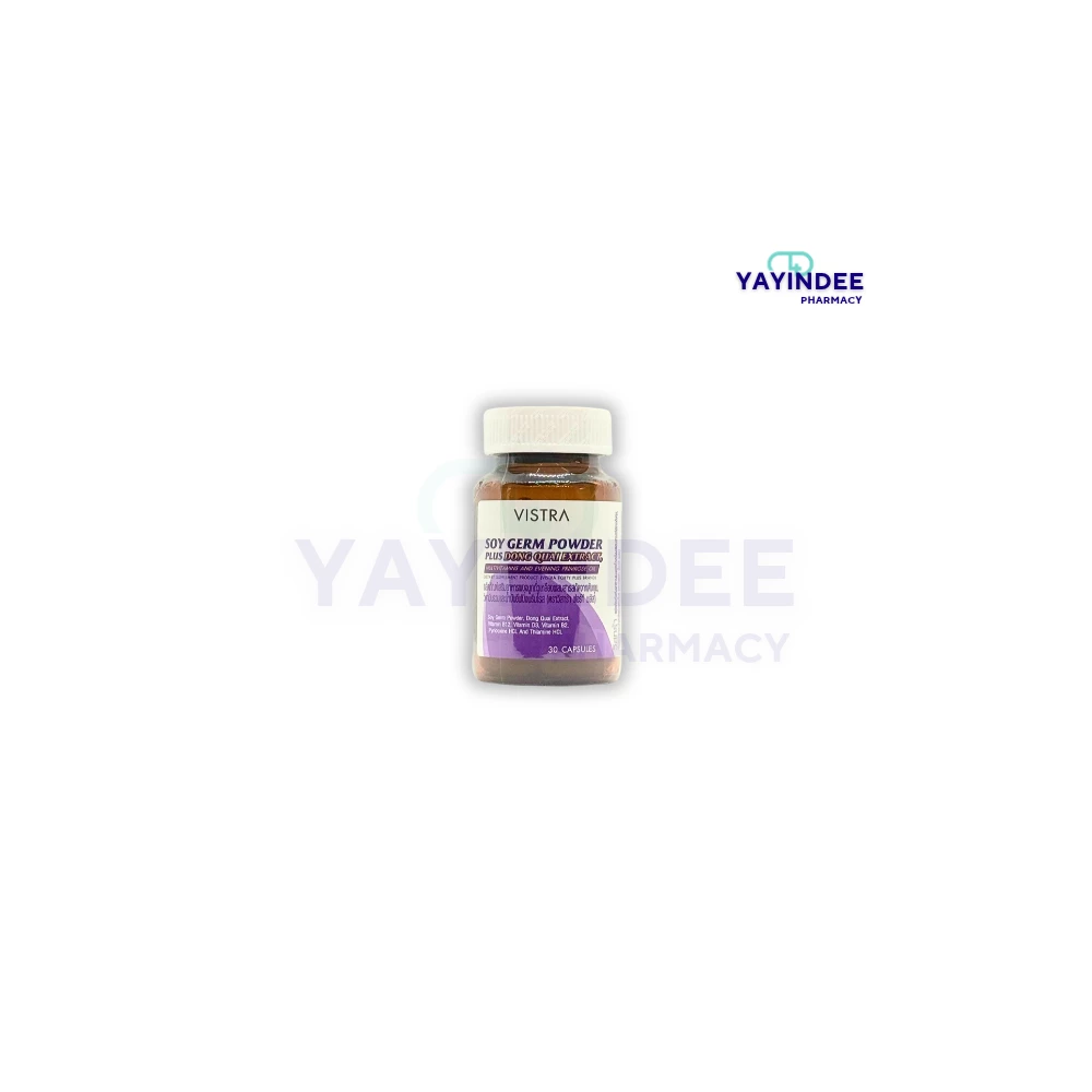 VISTRA SOY GERM POWDER PLUS CAP 30 CAP
