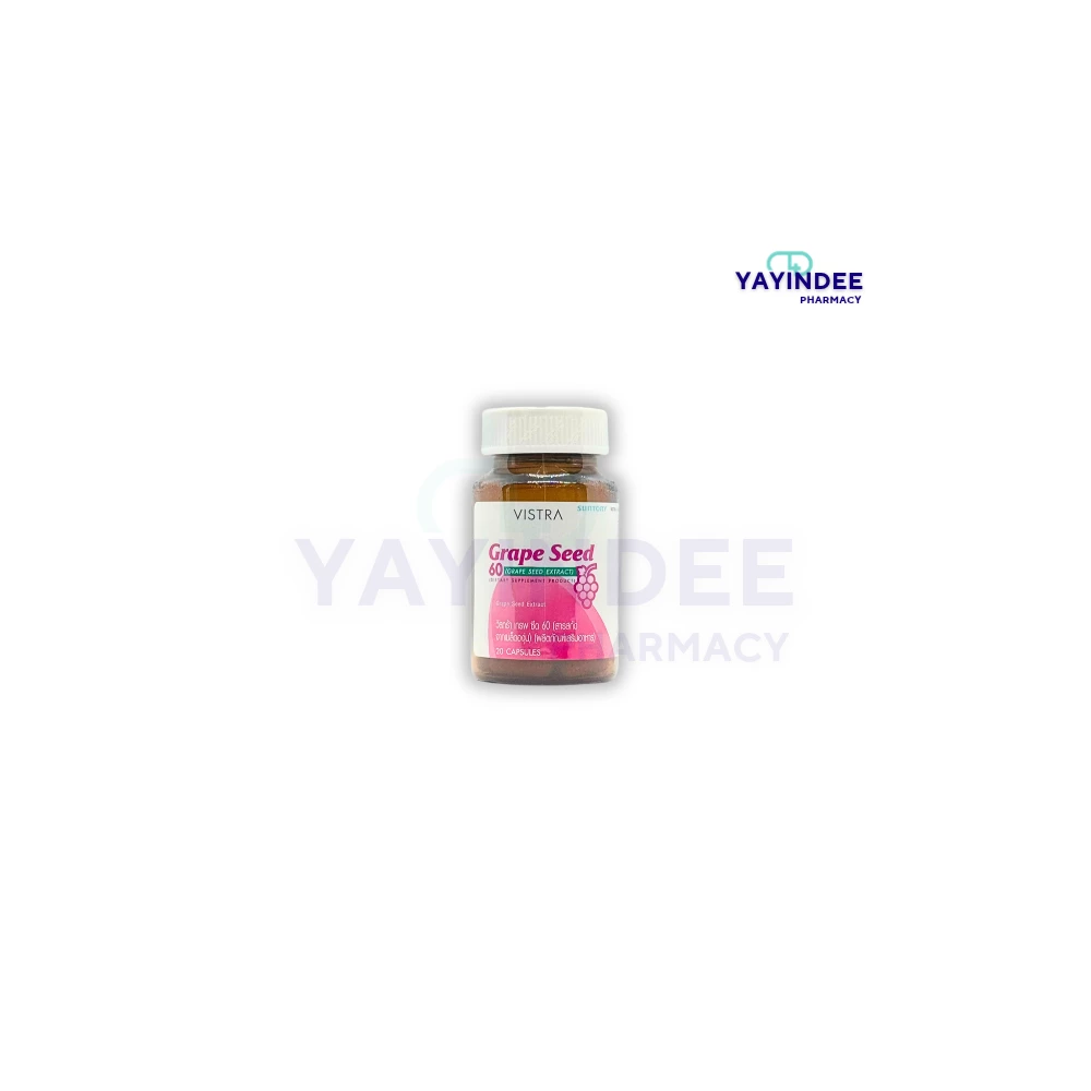 VISTRA GRAPE SEED 60 MG (20'S)