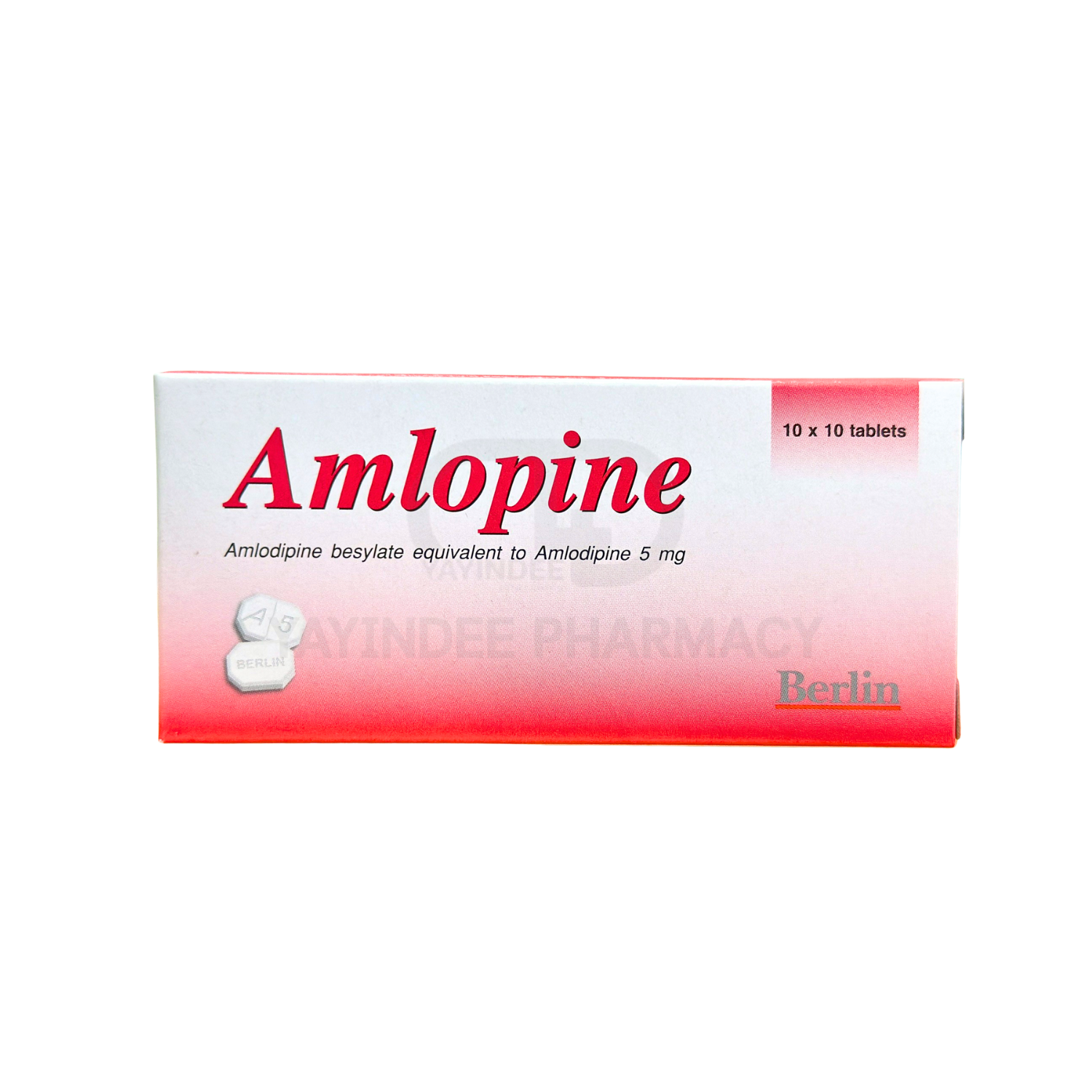 AMLOPINE 5 MG TABLETS 10'S