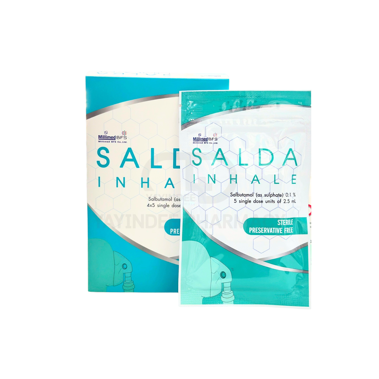 SALDA INHALE (1 กล่อง/4 ซอง)