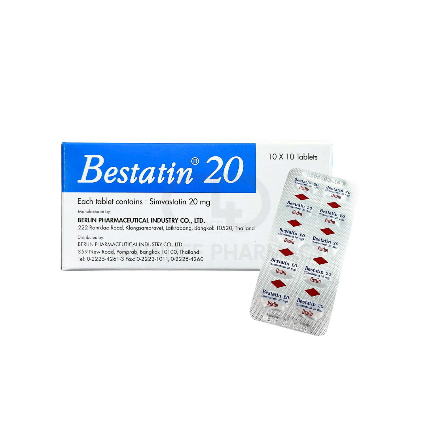 BESTATIN 20 MG TABLETS 10'S