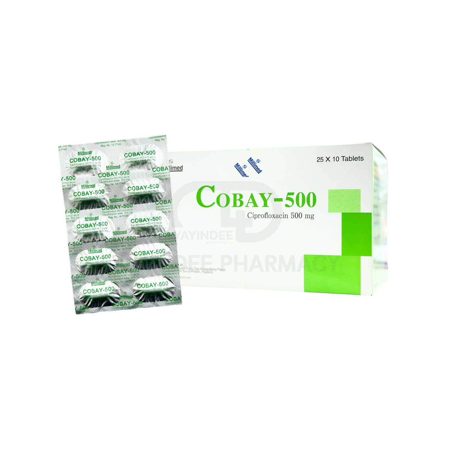 COBAY-500 MG (25x10'S)