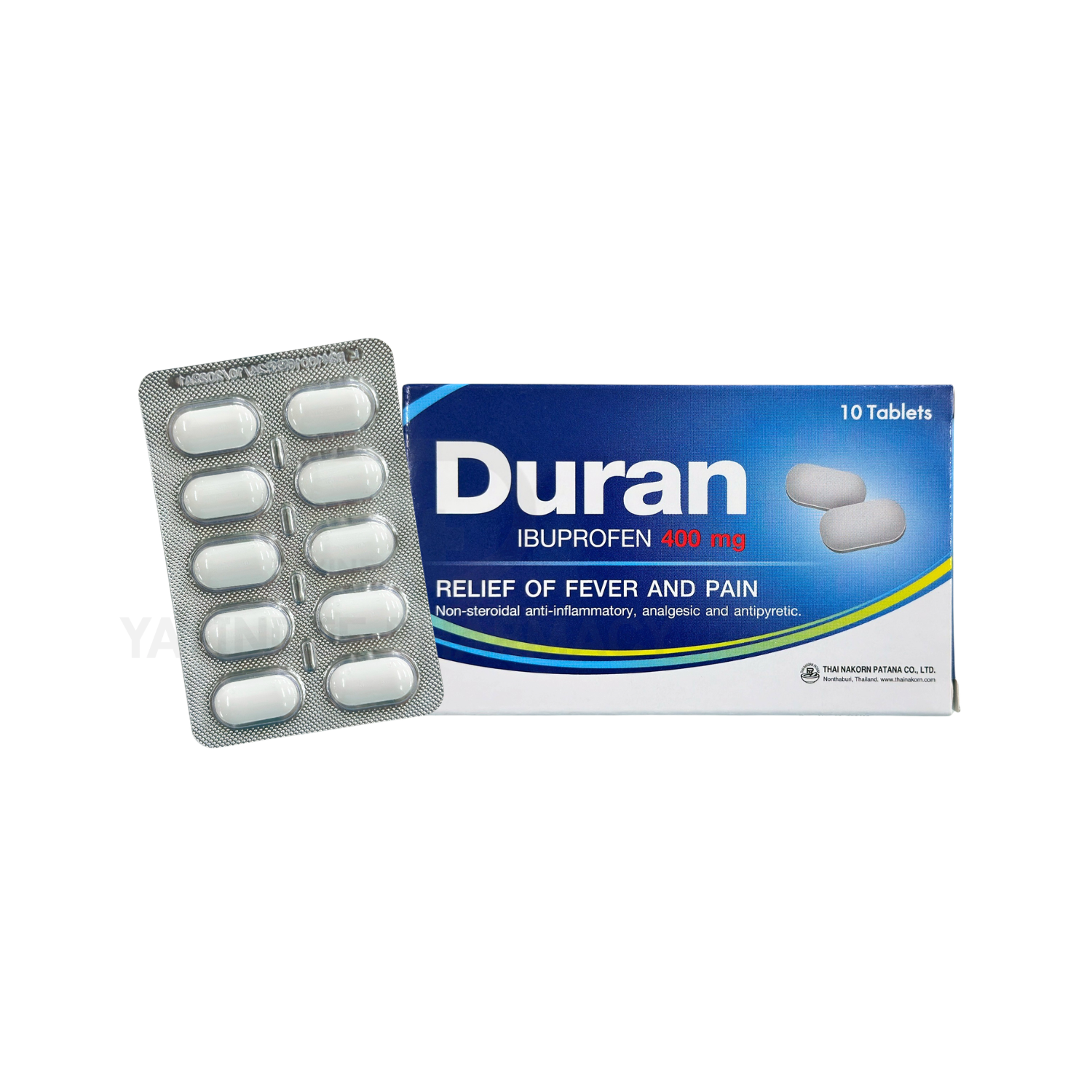 DURAN 400 MG TABLET (เม็ดรี) 10'S