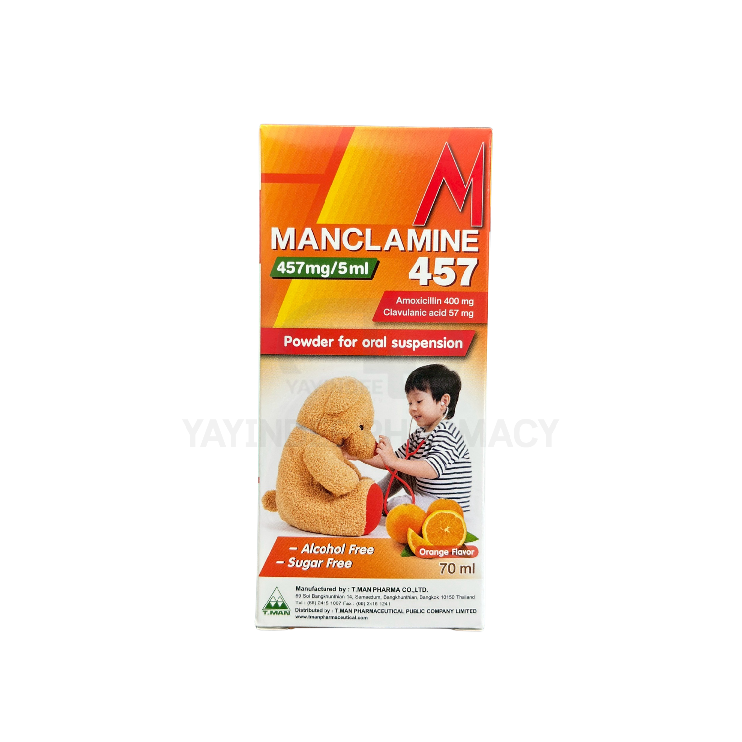 MANCLAMINE 457 MG 70 ML