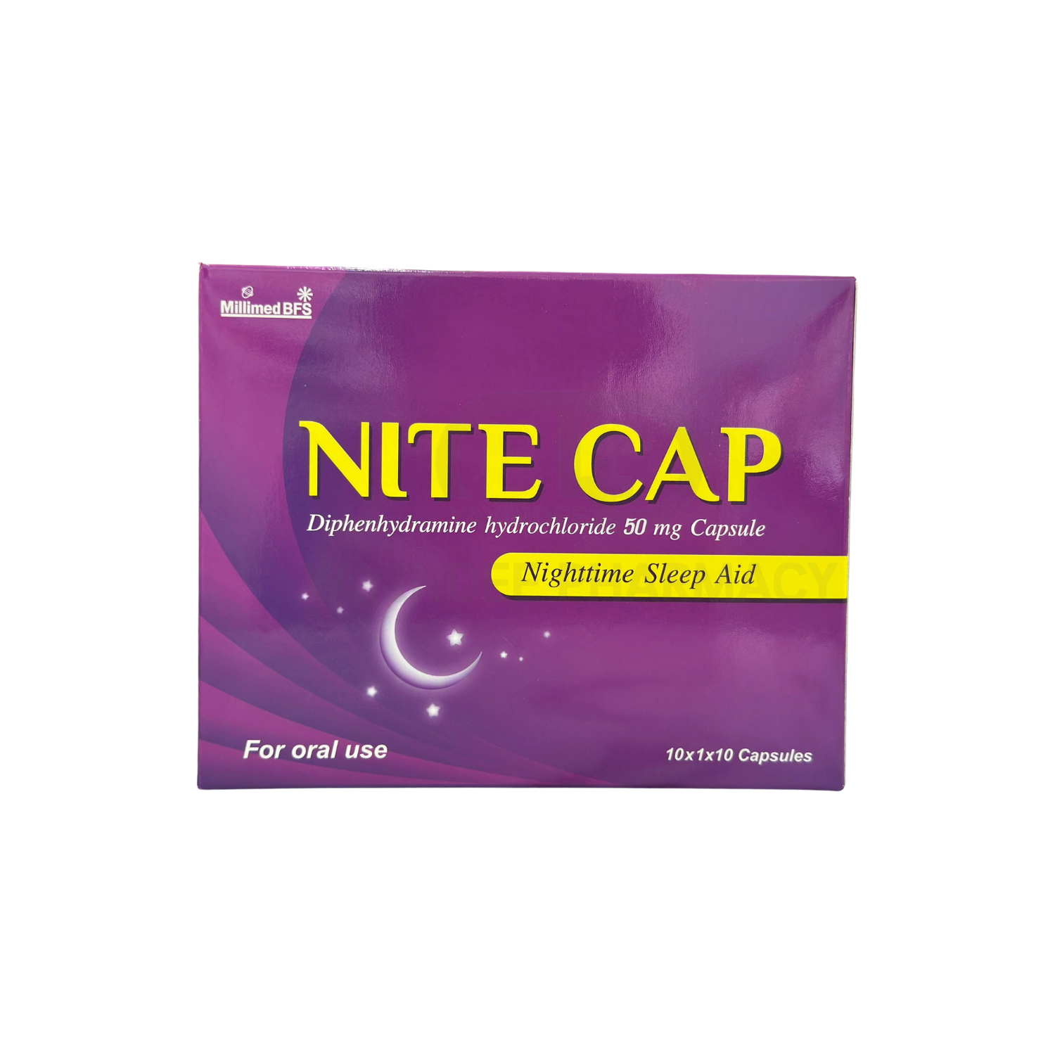 NITE CAP 50 MG 10'S