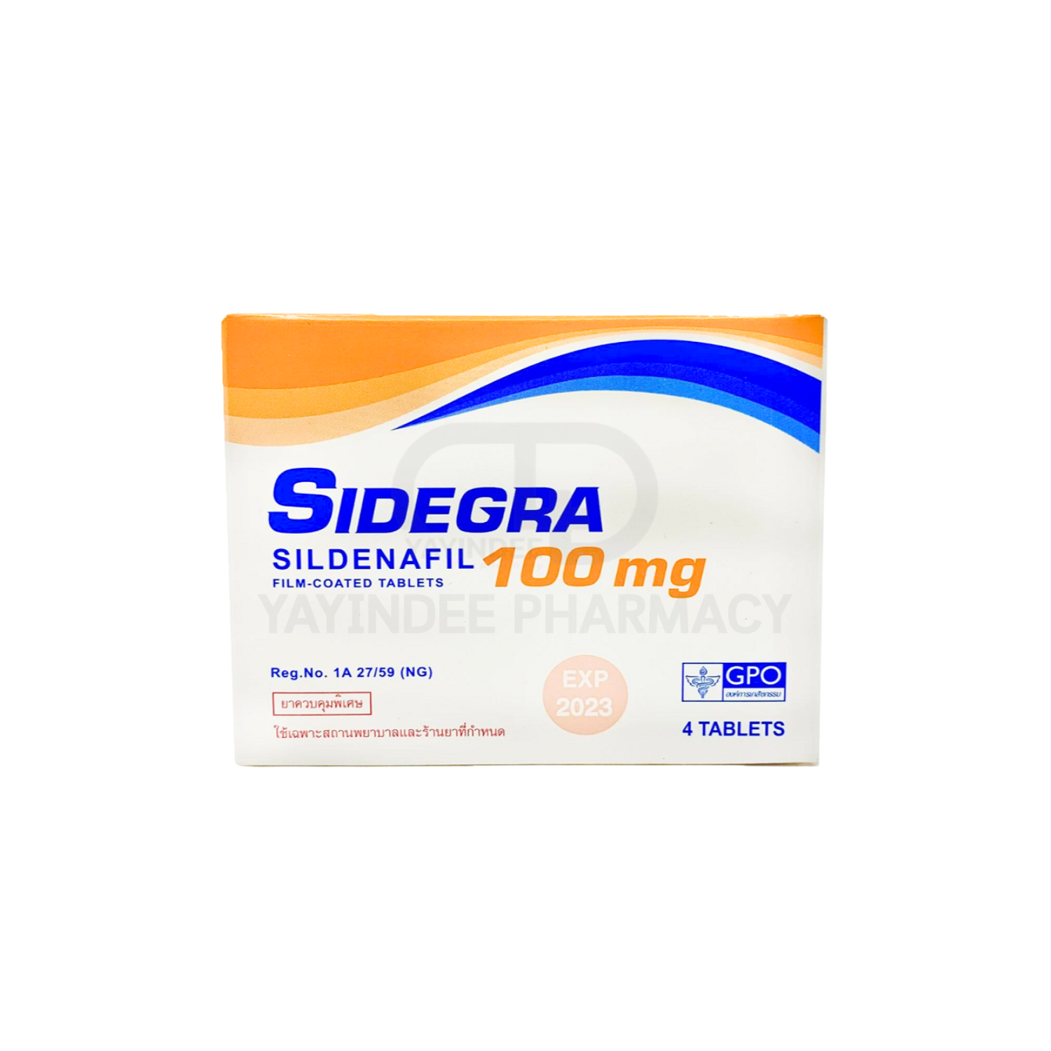 SIDEGRA 100 MG 4'S