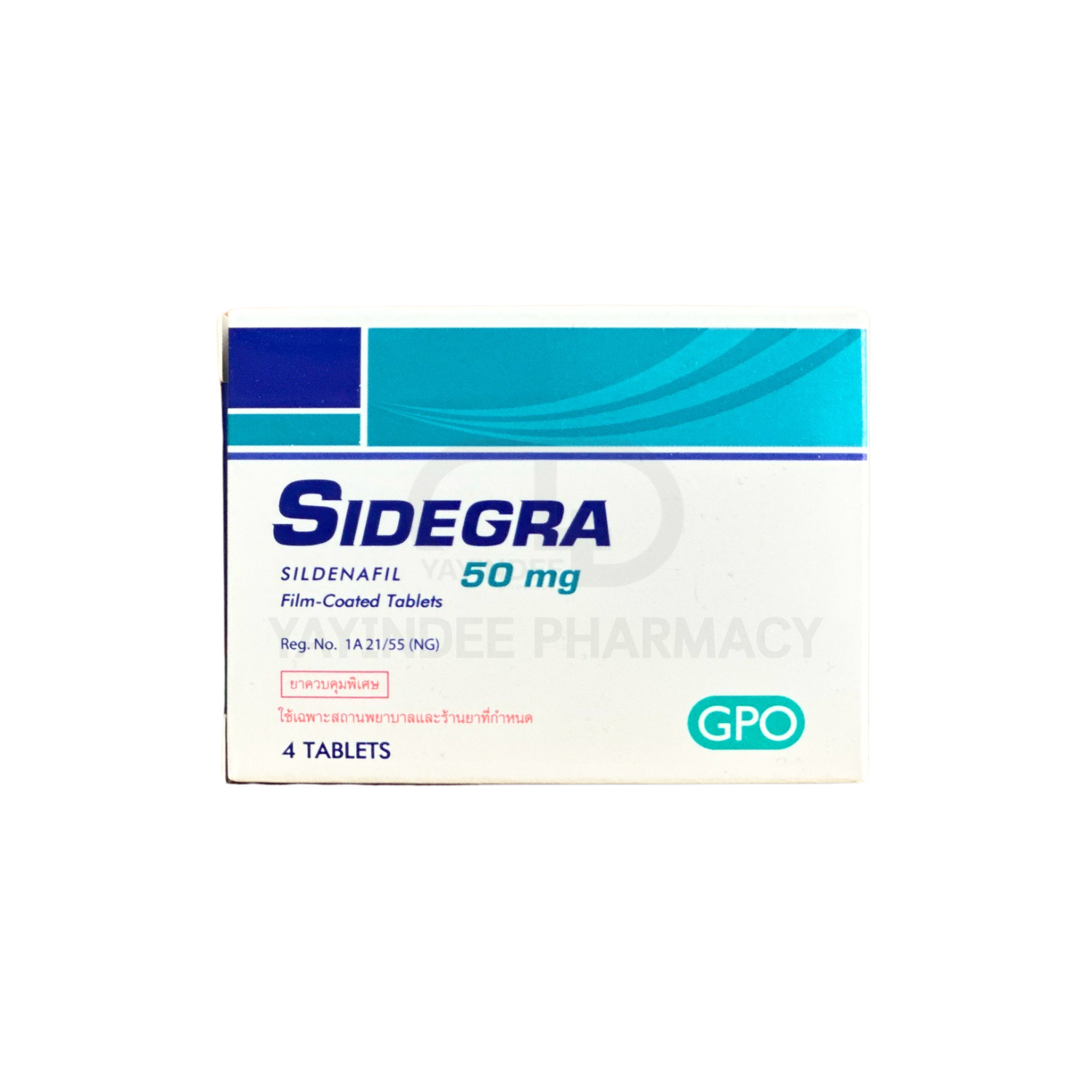 SIDEGRA 50 MG 4'S