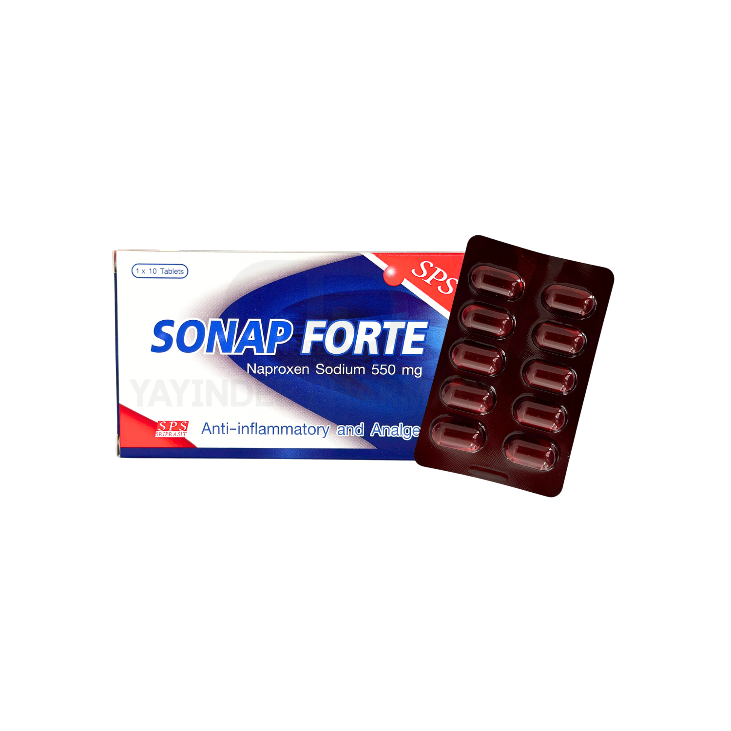 SONAP FORTE 550 MG TABLETS 10'S