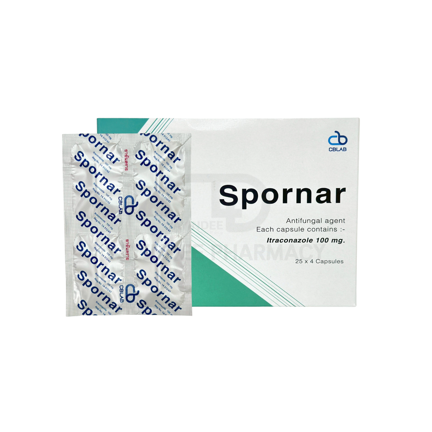 SPORNAR 100 MG CAPSULES 4'S
